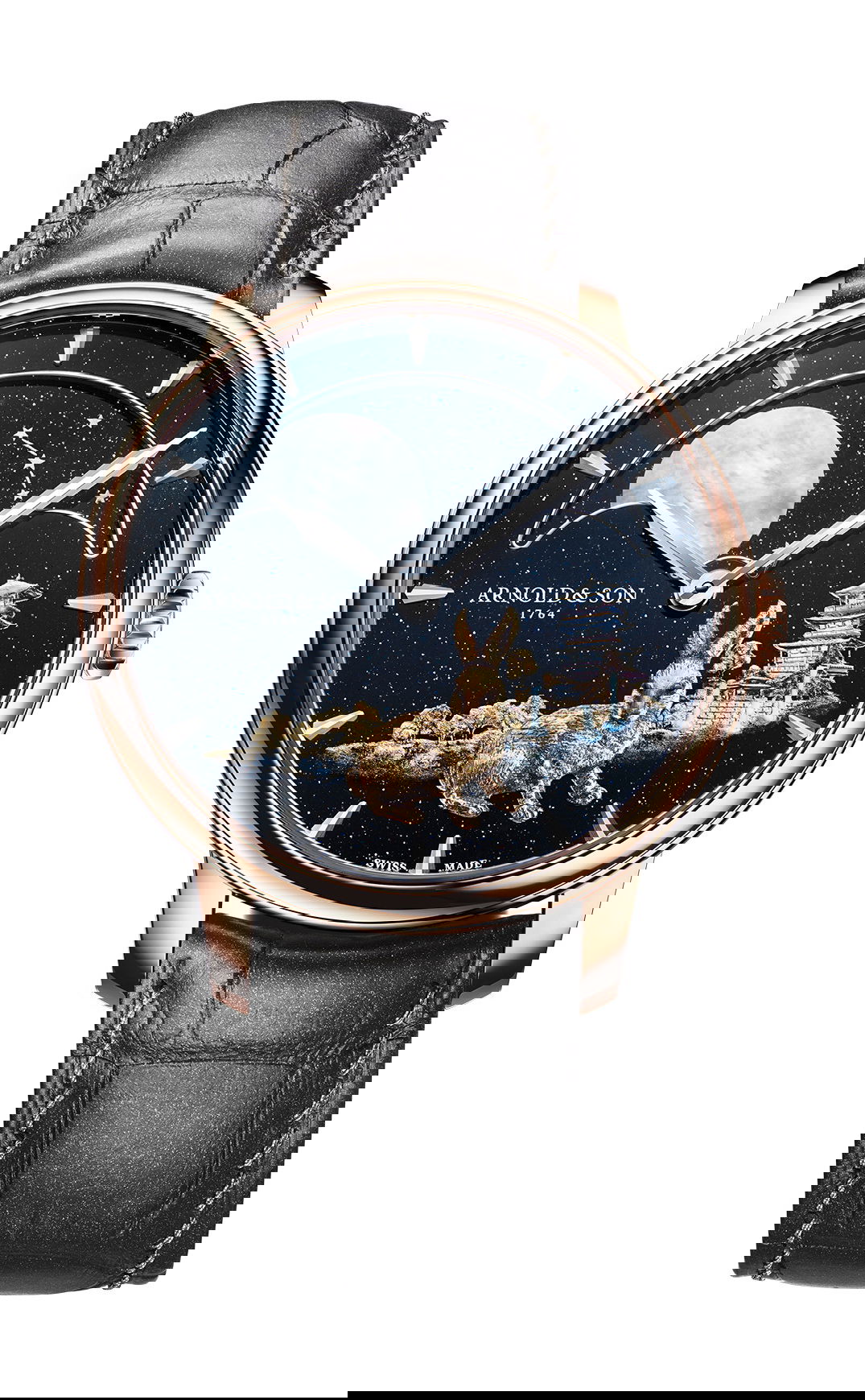 Arnold & Son Perpetual Moon 41.5 Red Gold “Year of the Rabbit” watch