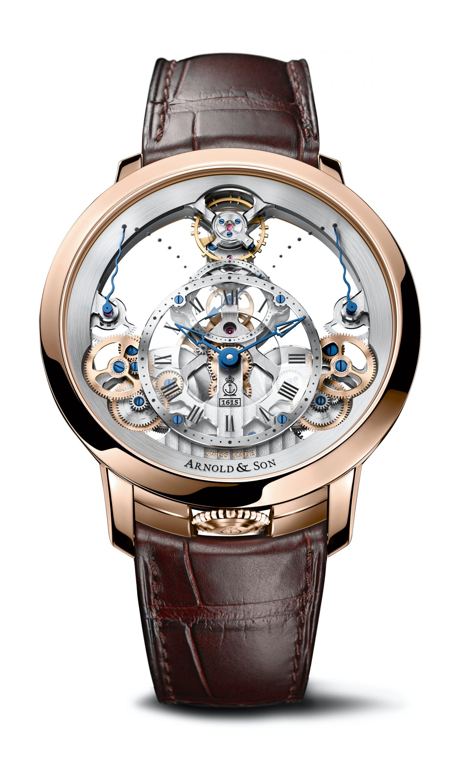 Arnold & Son Time Pyramid Gold watch
