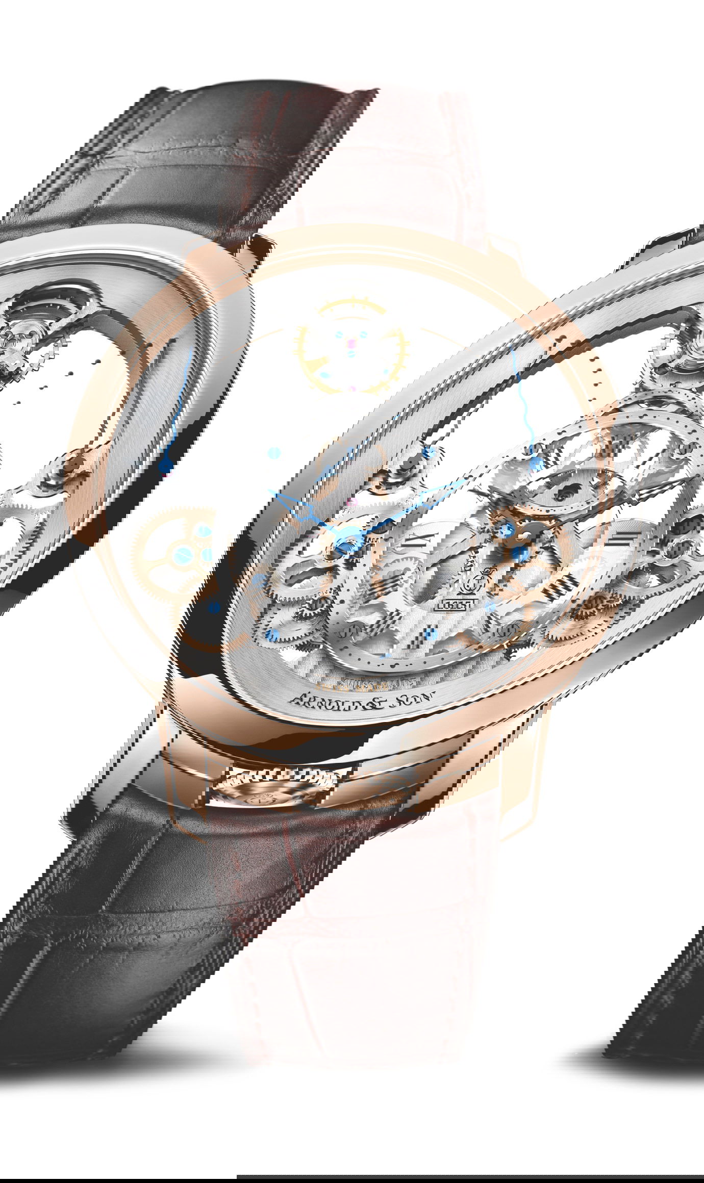 Arnold & Son Time Pyramid Steel watch