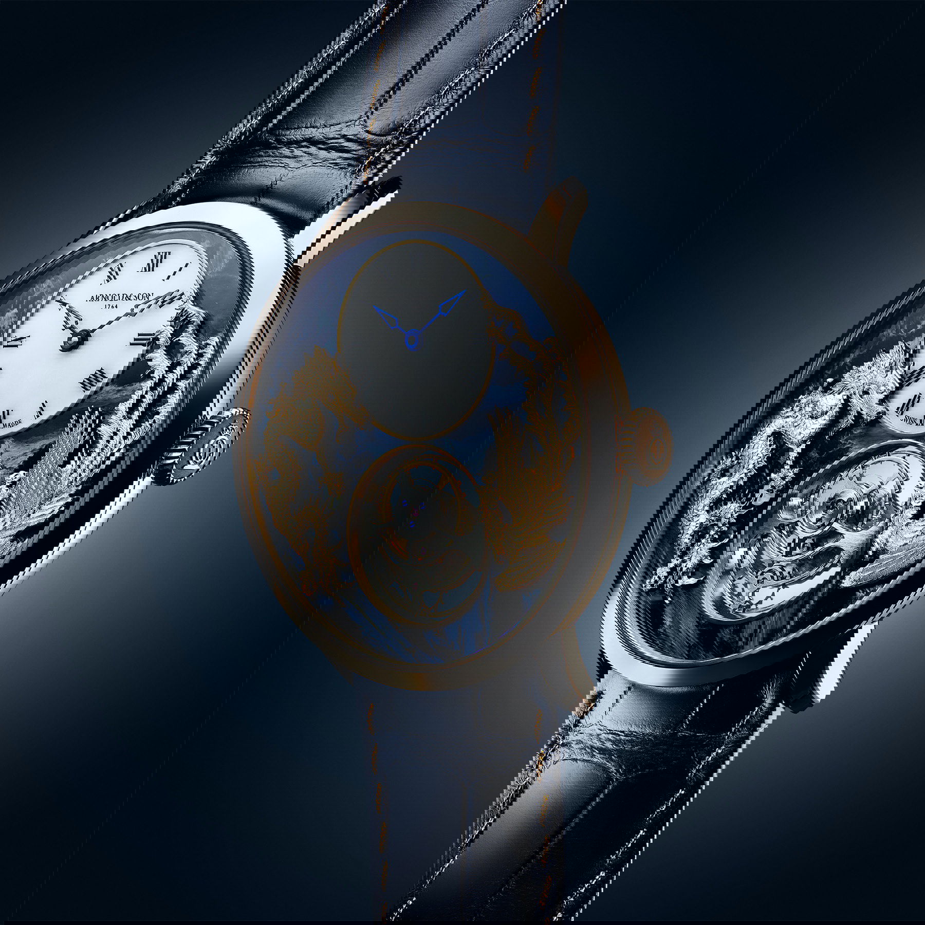 Arnold & Son Ultrathin Tourbillon Dragon & Phoenix Pietersite - View 2