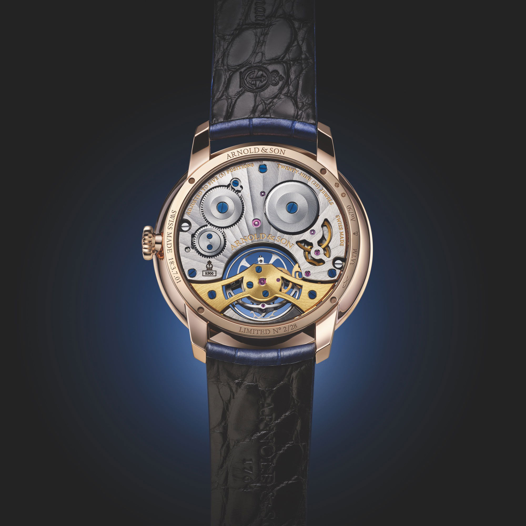 Arnold & Son Ultrathin Tourbillon Red Gold - View 3