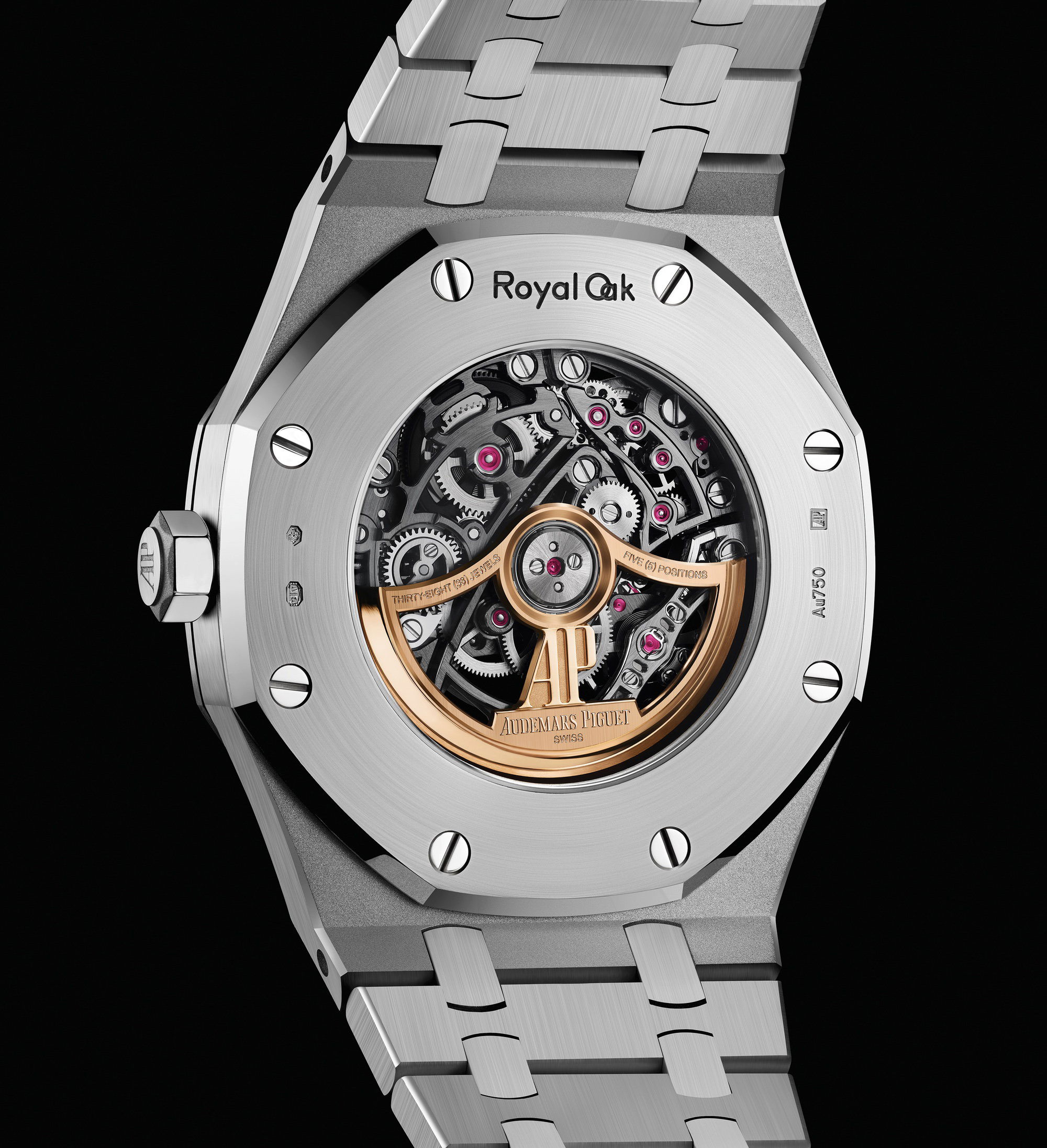 Audemars Piguet Royal Oak Frosted Gold Double Balance Wheel Openworked - View 2