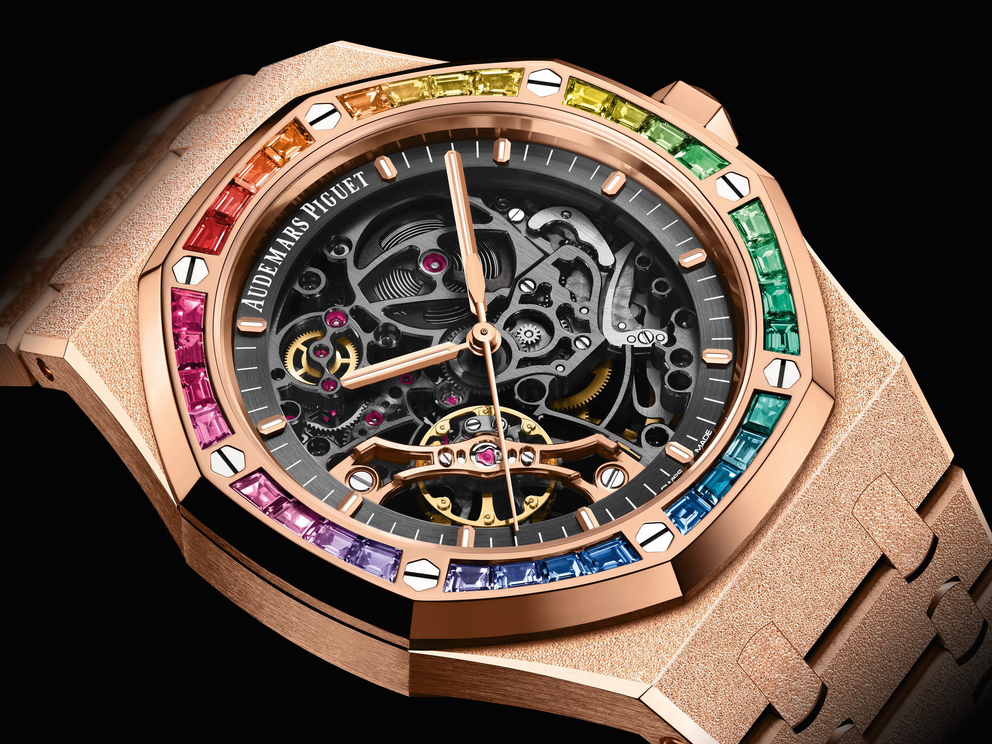 Audemars Piguet Royal Oak Frosted Gold Double Balance Wheel Openworked - View 2