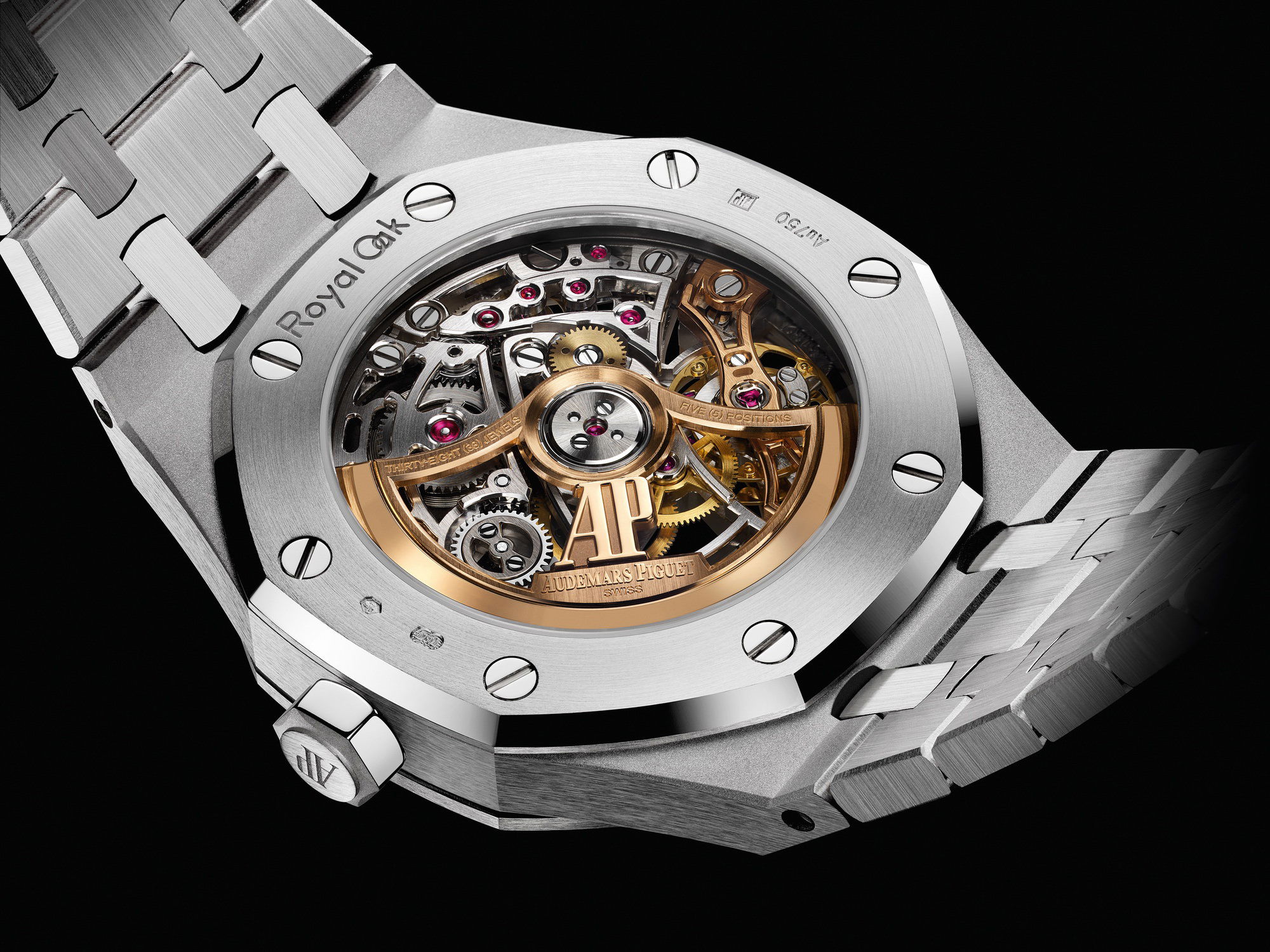 Audemars Piguet Royal Oak Frosted Gold Double Balance Wheel Openworked - View 3