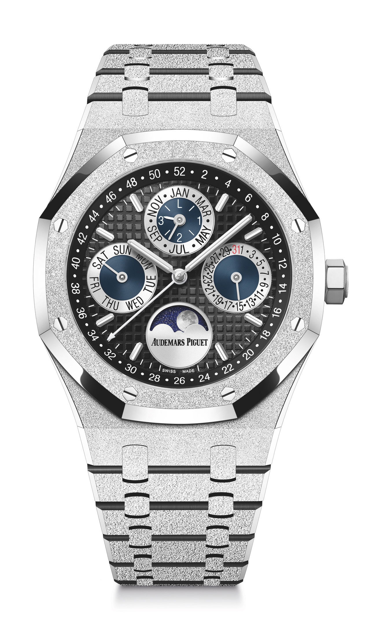 Audemars Piguet Royal Oak Frosted Gold Perpetual Calendar watch