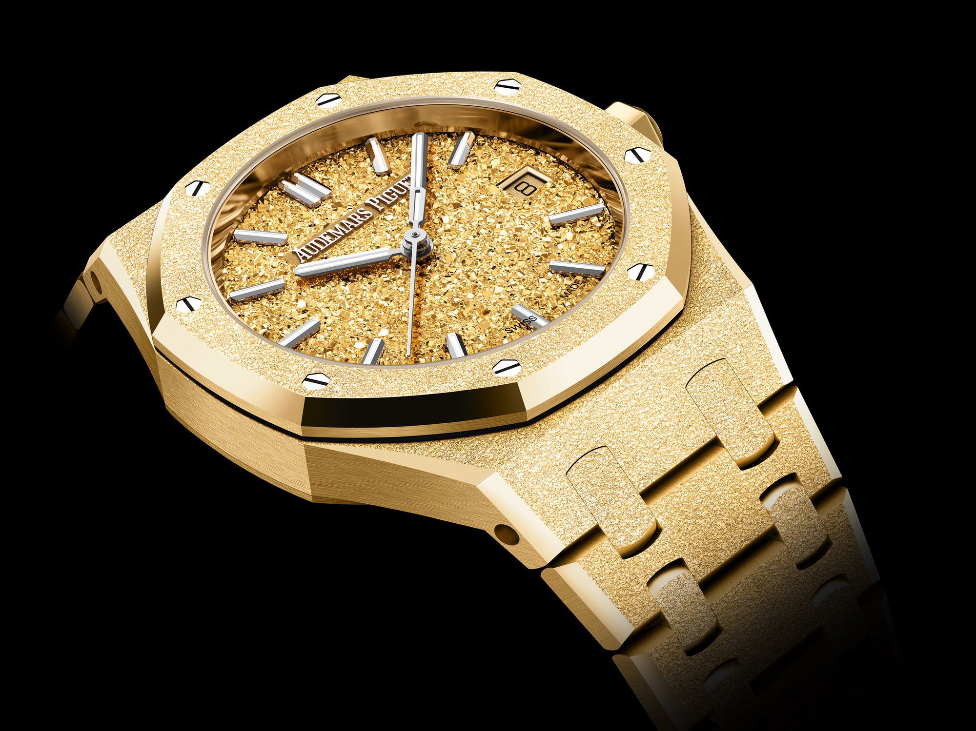 Audemars Piguet Royal Oak Frosted Gold Selfwinding 34 - View 2