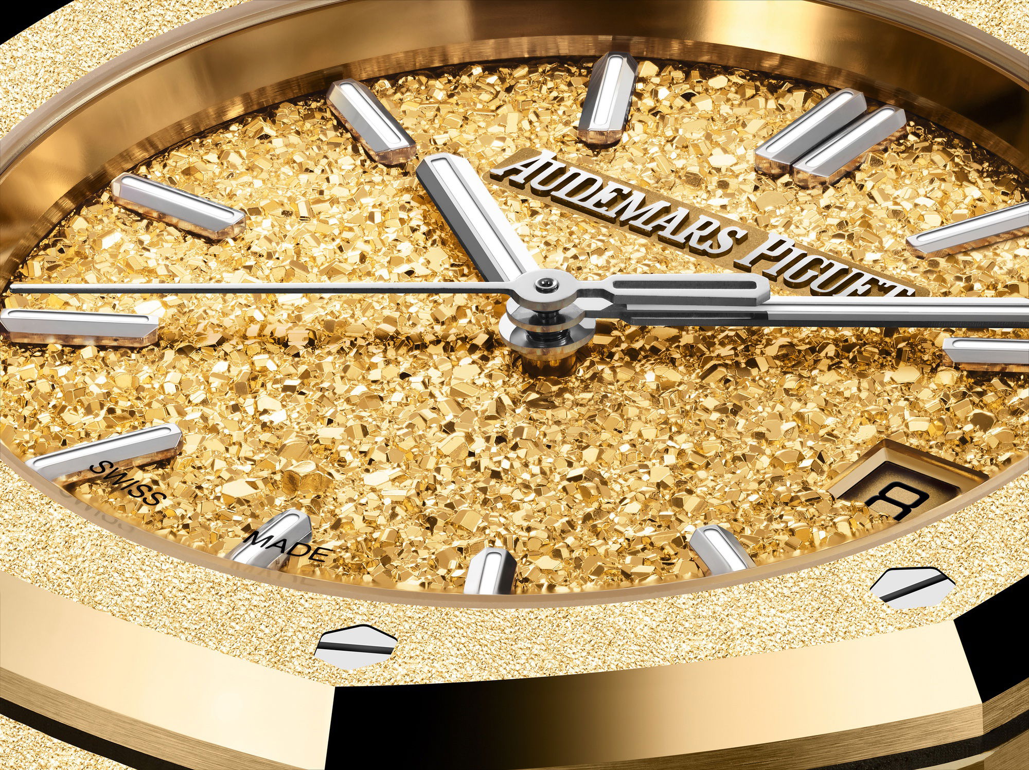 Audemars Piguet Royal Oak Frosted Gold Selfwinding 34 - View 3