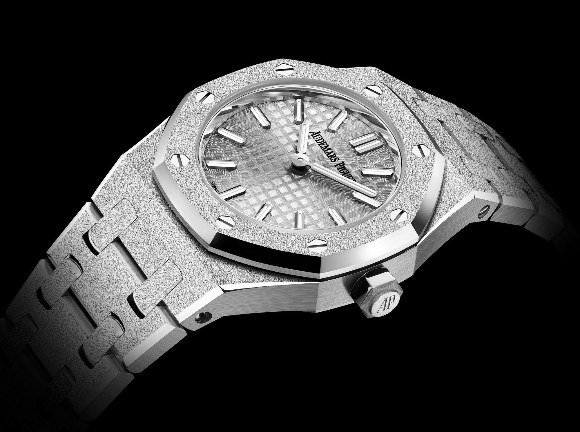Audemars Piguet Royal Oak Mini Frosted Gold Quartz 23 - View 2