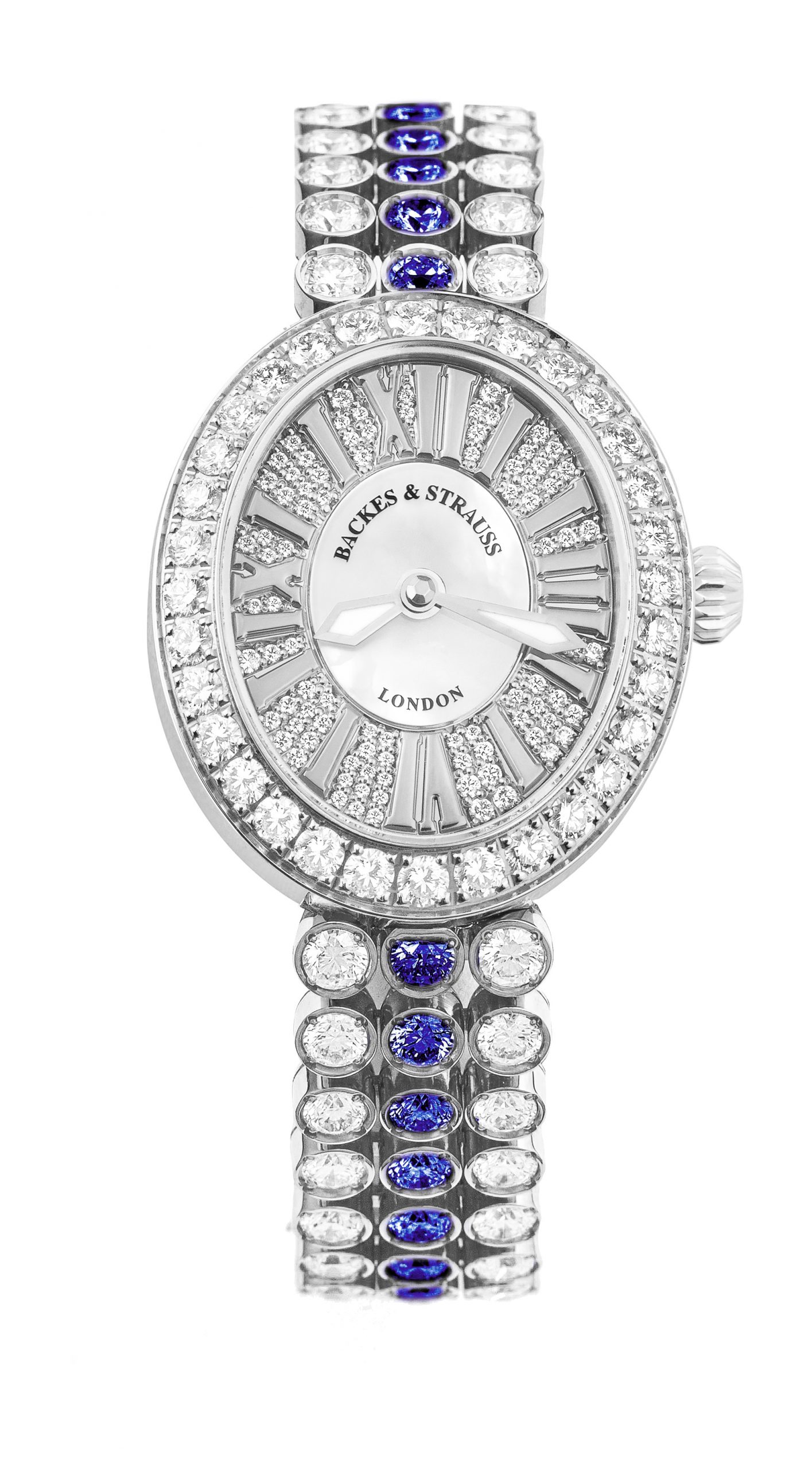 Backes & Strauss Regent Duchess Blue Velvet 2833 watch
