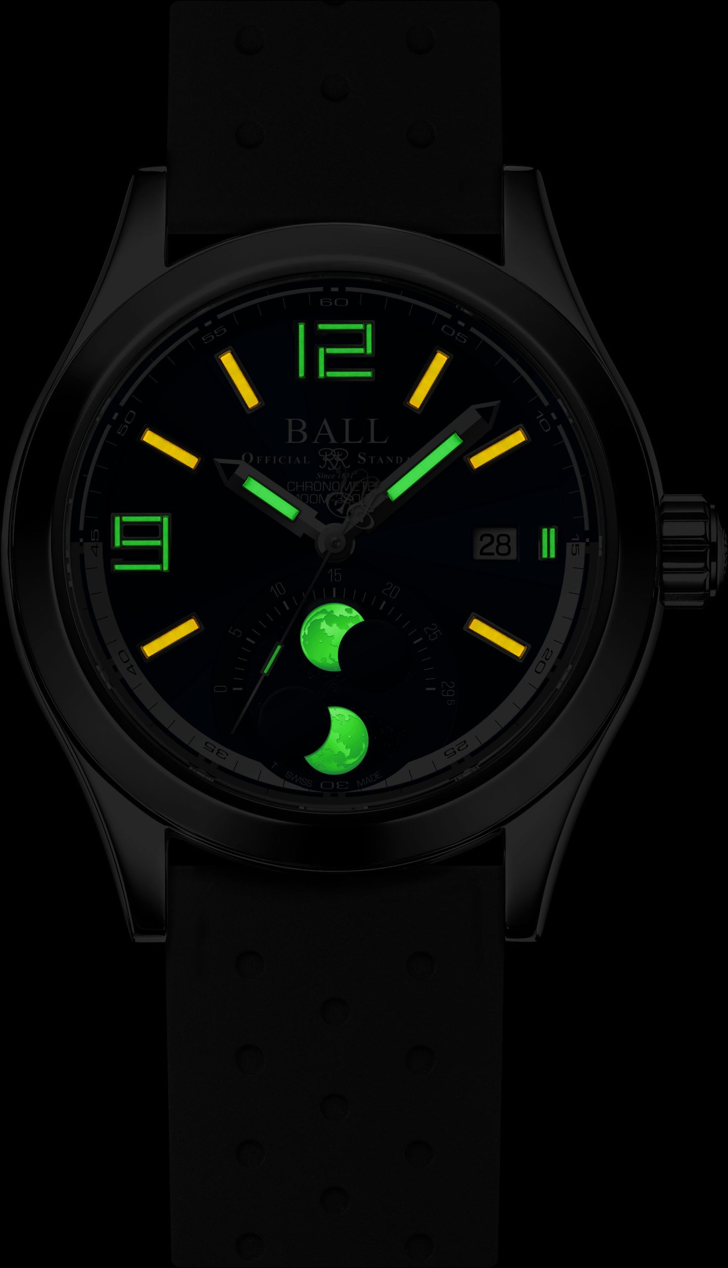 BALL Engineer II Moon Phase Chronometer 41 - View 2