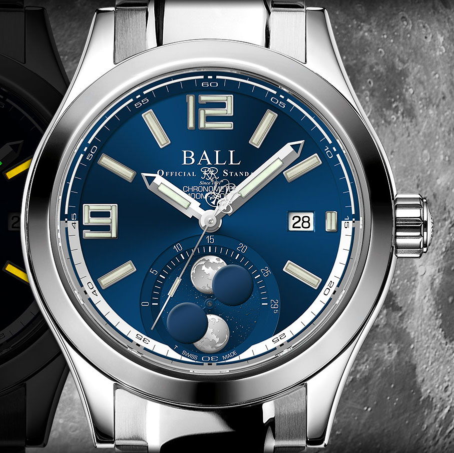BALL Engineer II Moon Phase Chronometer 41 - View 3