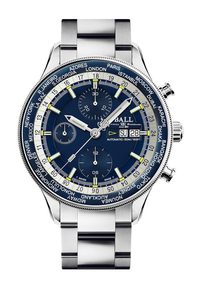 BALL Engineer II Navigator World Time Chronograph watch
