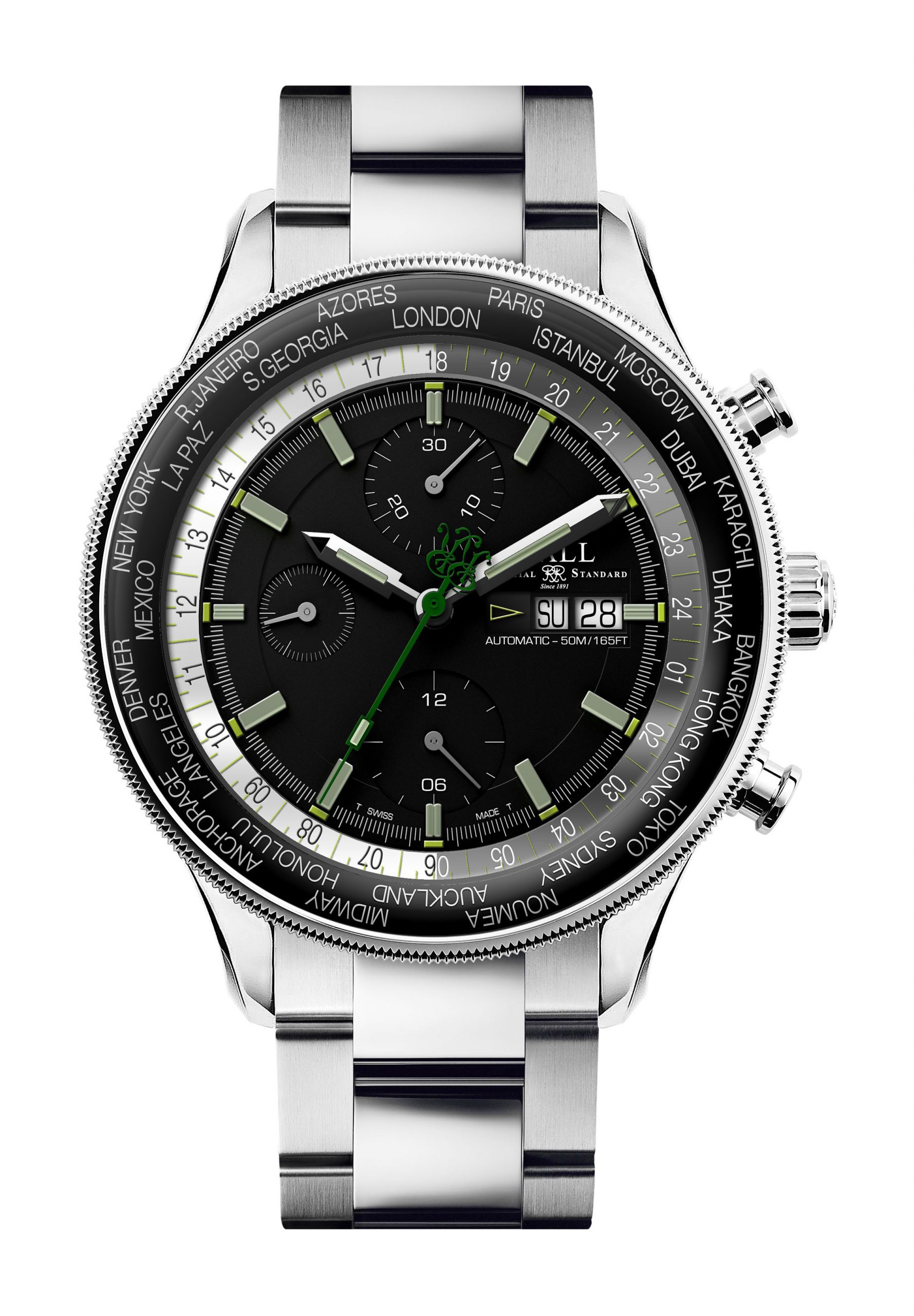 BALL Engineer II Navigator World Time Chronograph watch