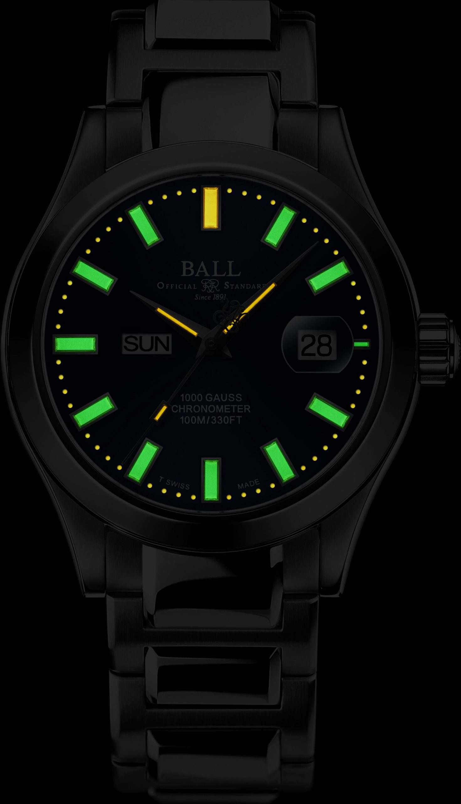 BALL Engineer III Marvelight Chronometer Day-Date - View 2