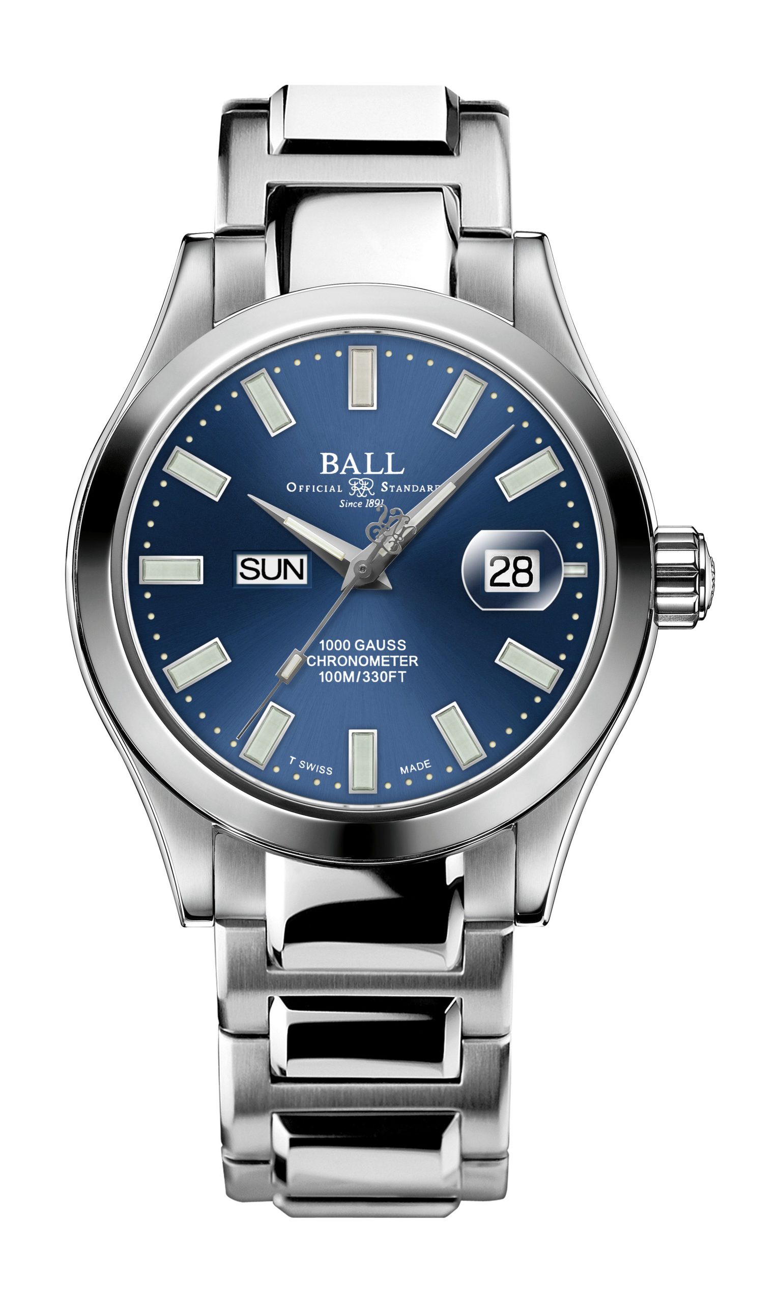 BALL Engineer III Marvelight Chronometer Day-Date watch
