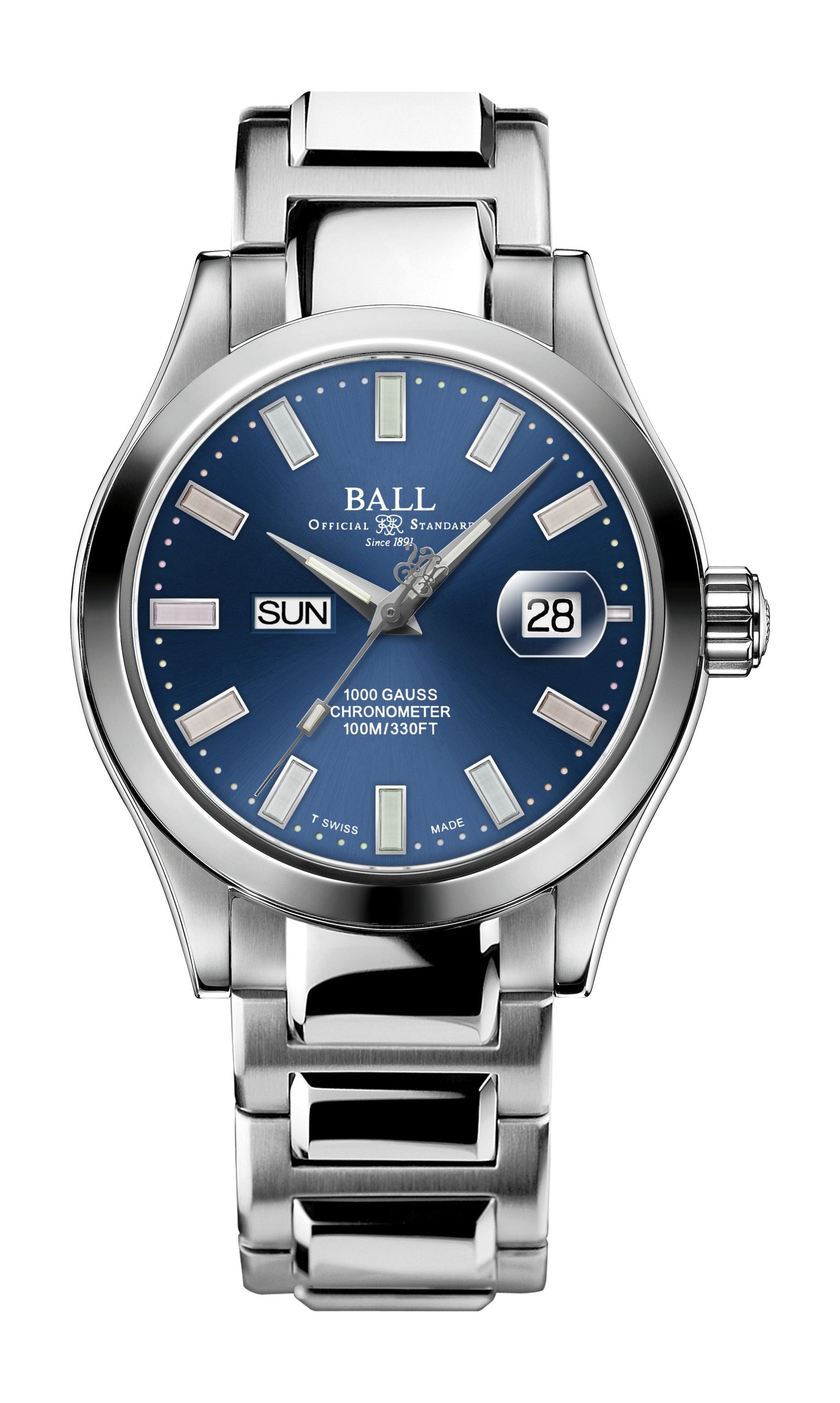 BALL Engineer III Marvelight Chronometer Day-Date watch