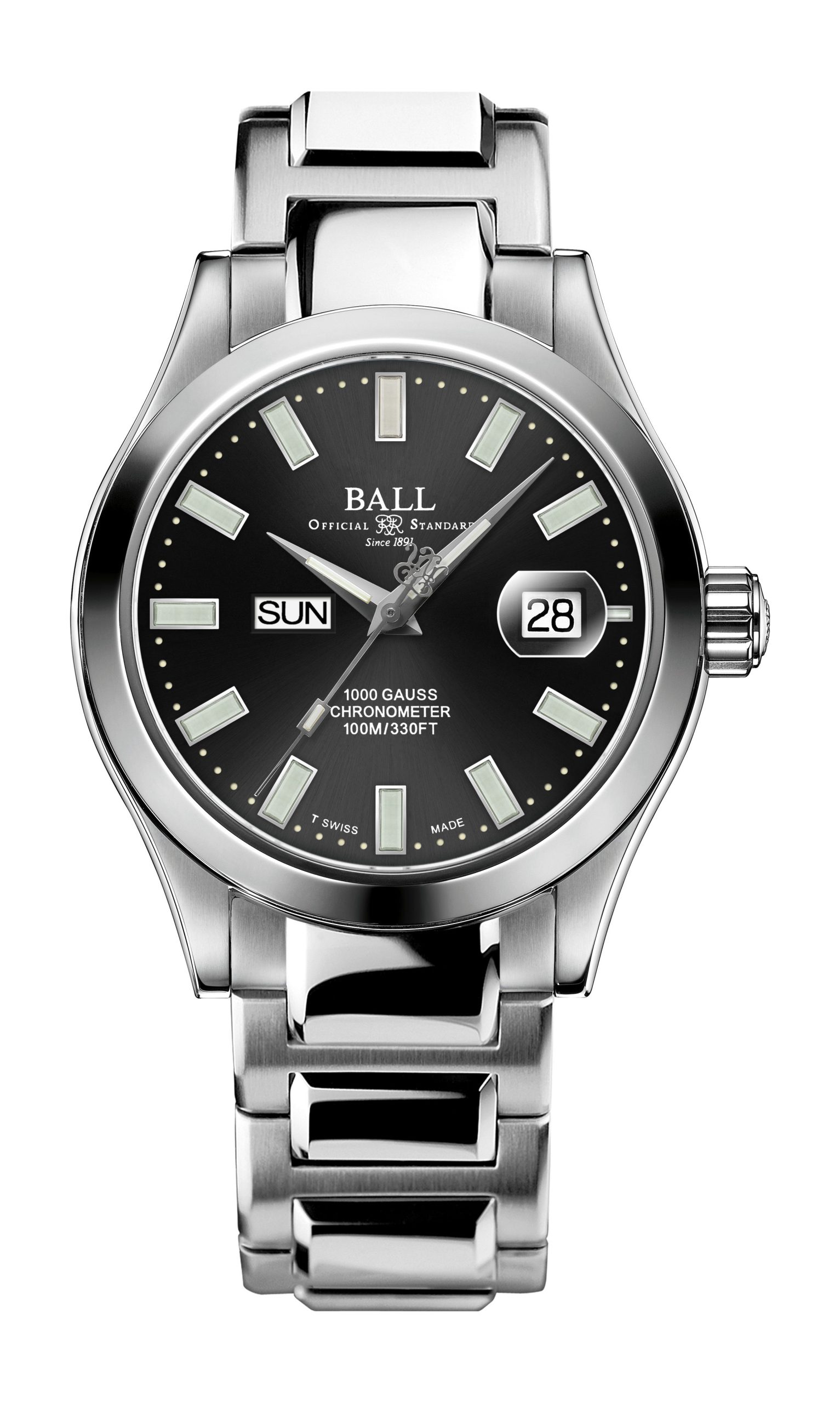 BALL Engineer III Marvelight Chronometer Day-Date watch