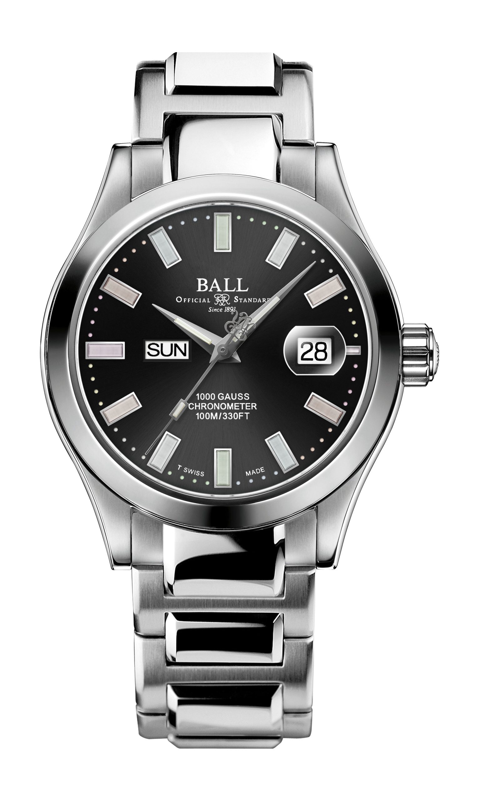 BALL Engineer III Marvelight Chronometer Day-Date watch