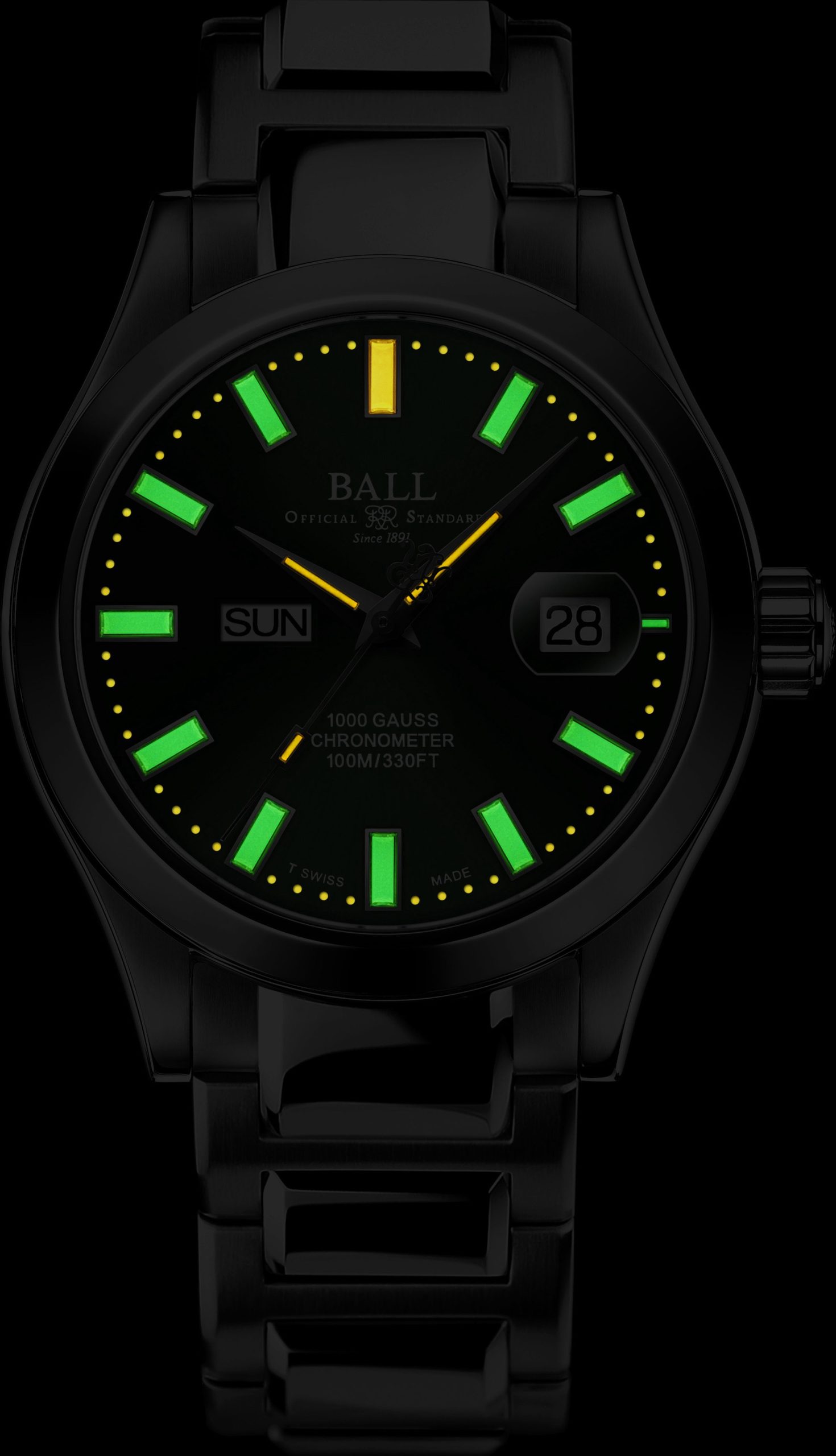 BALL Engineer III Marvelight Chronometer Day-Date - View 2