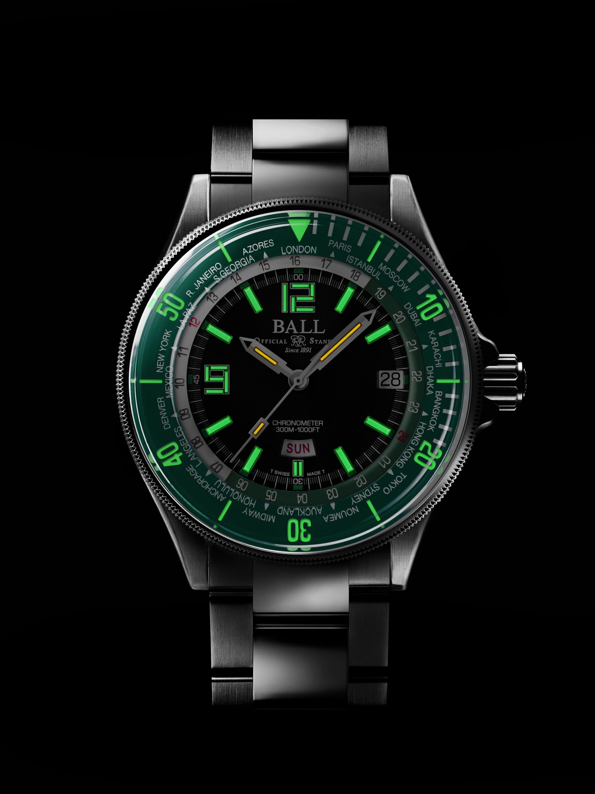 BALL Engineer Master II Diver Worldtime - View 3