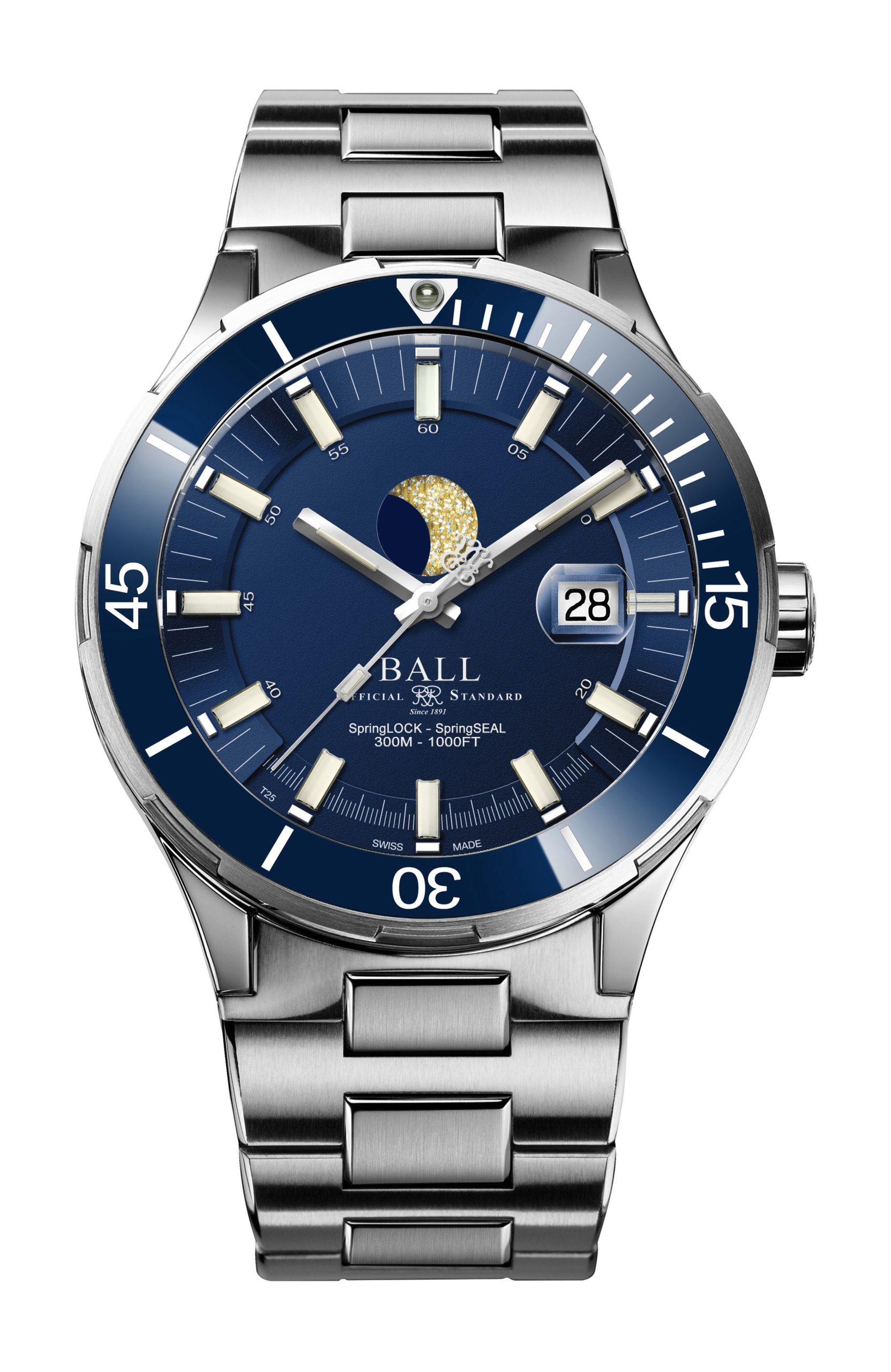 BALL Roadmaster Challenger Moonphase 40 watch