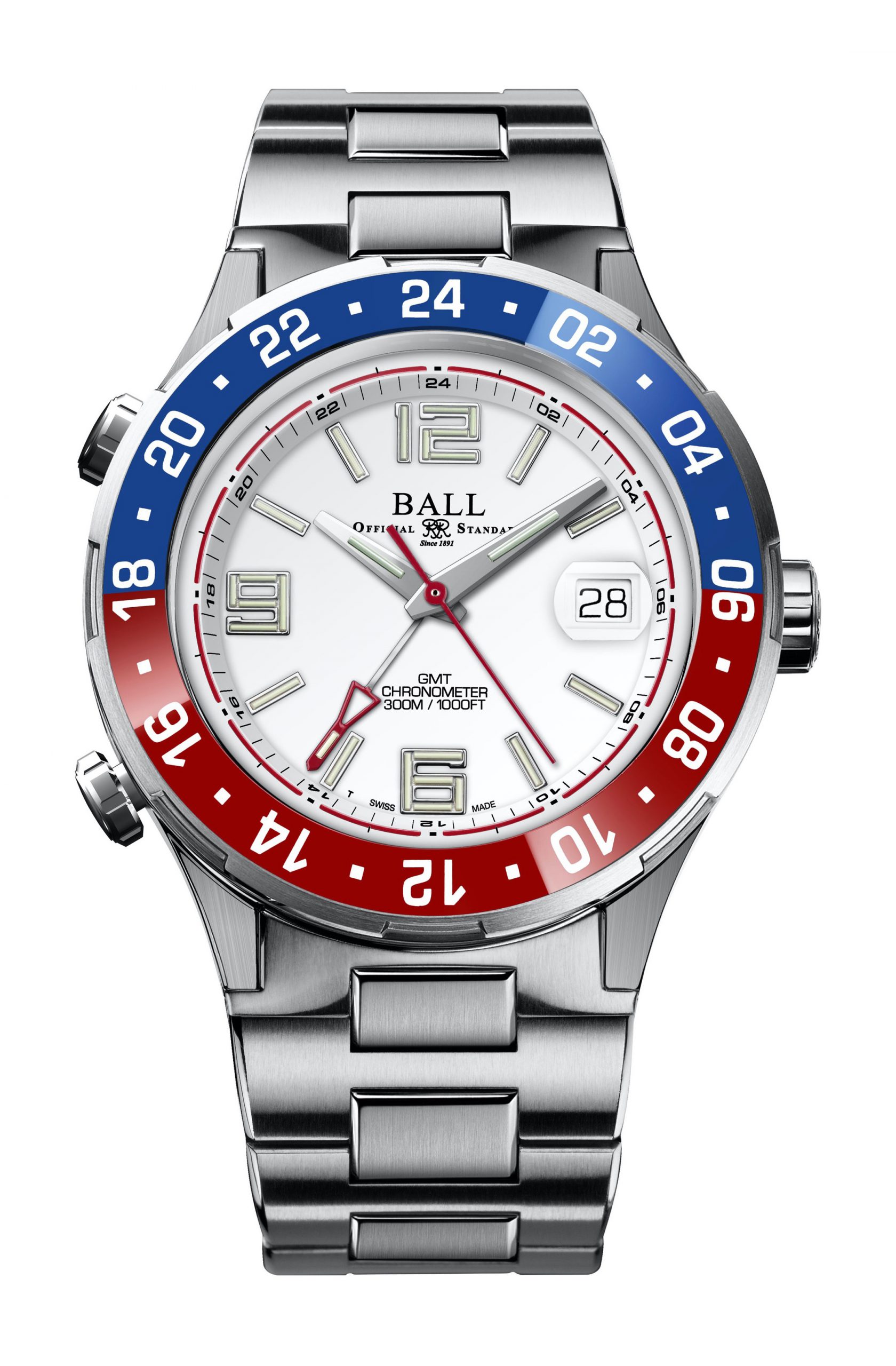 BALL Roadmaster Pilot GMT watch