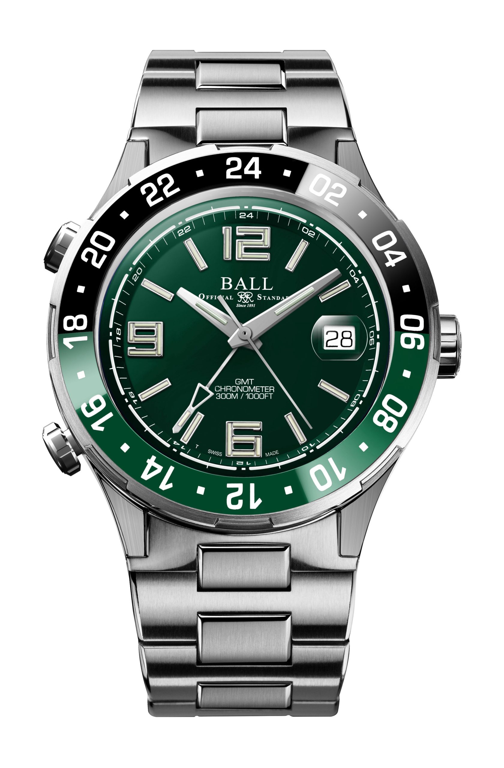 BALL Roadmaster Pilot GMT watch