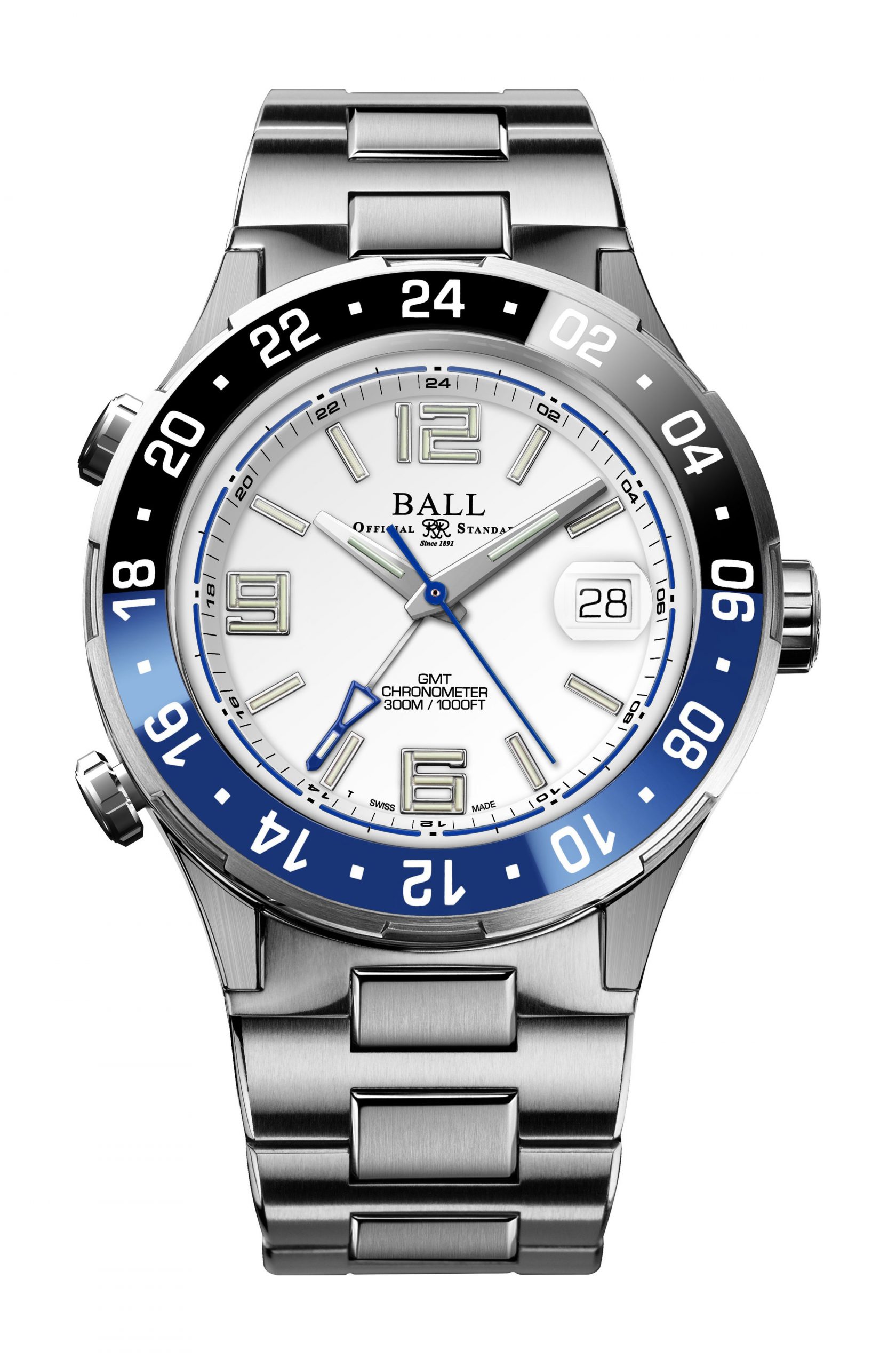 BALL Roadmaster Pilot GMT watch