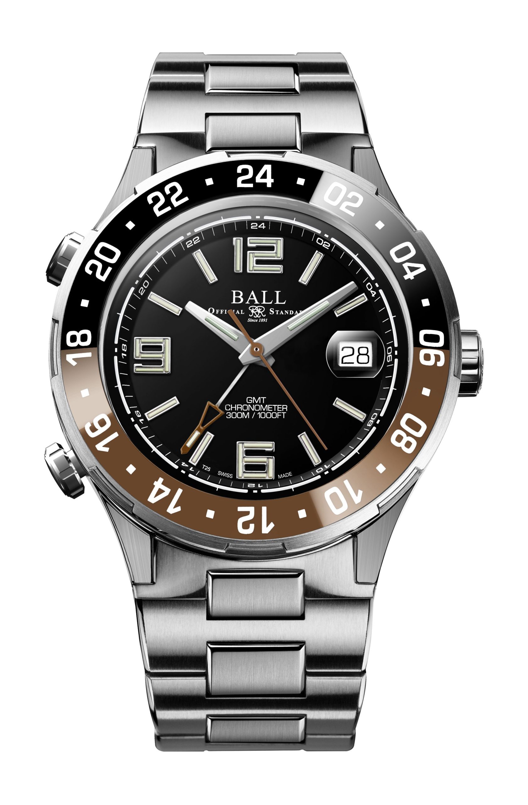 BALL Roadmaster Pilot GMT watch