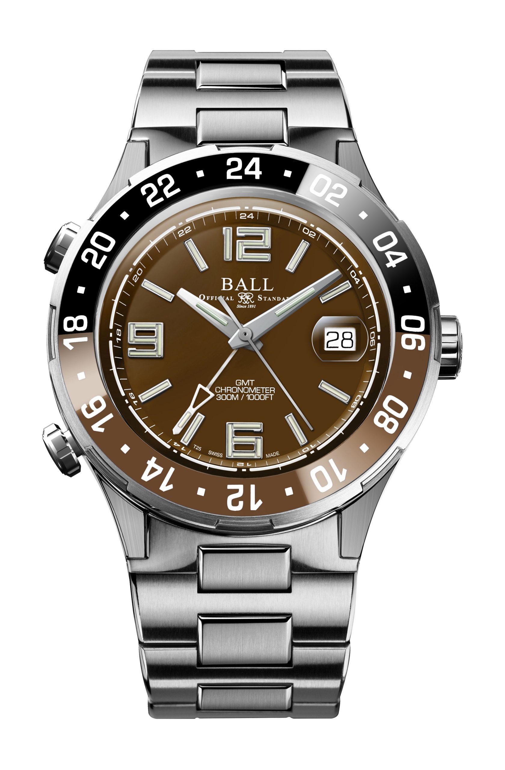 BALL Roadmaster Pilot GMT watch