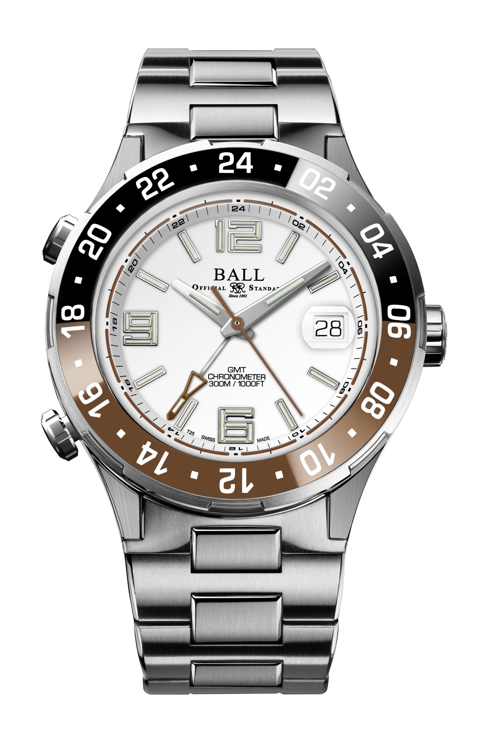 BALL Roadmaster Pilot GMT watch