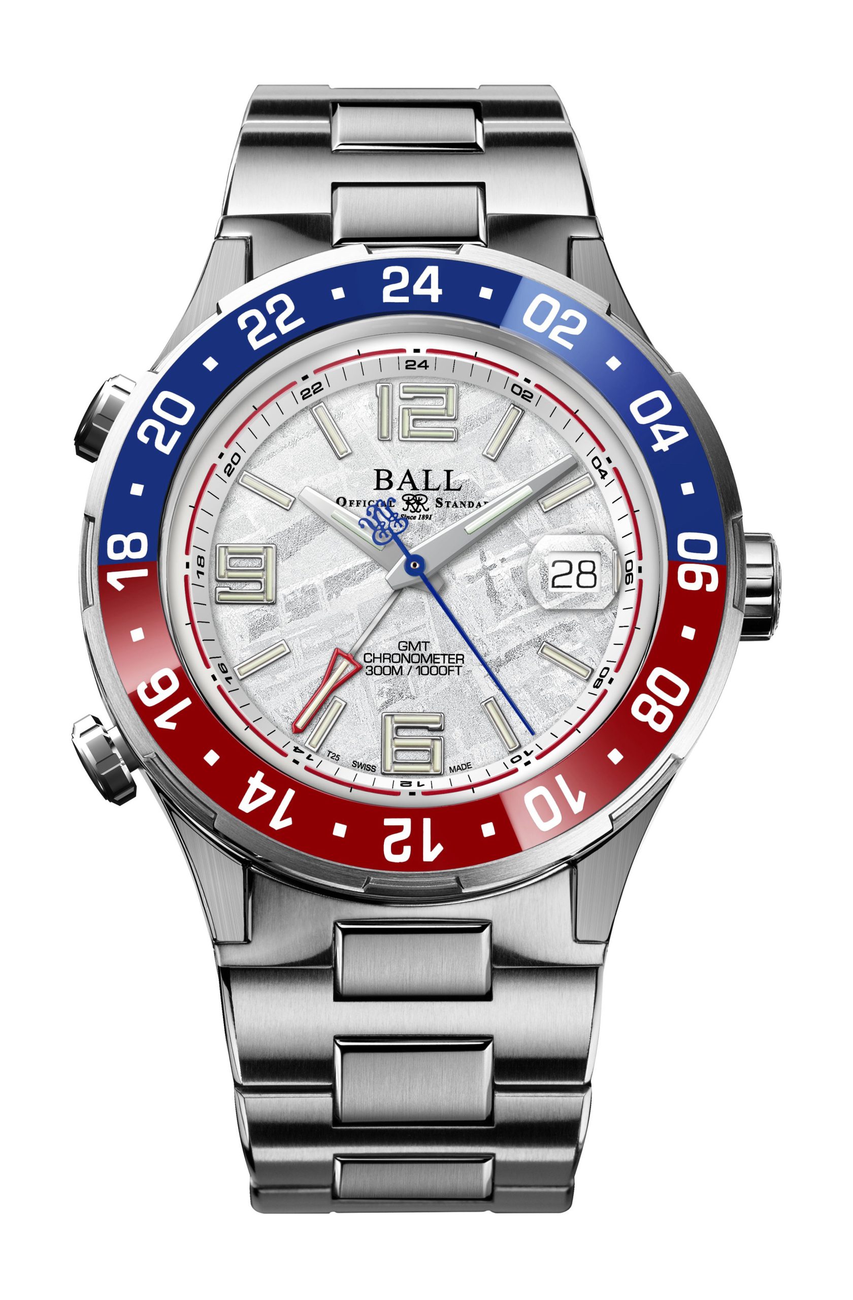 BALL Roadmaster Pilot GMT Meteorite watch