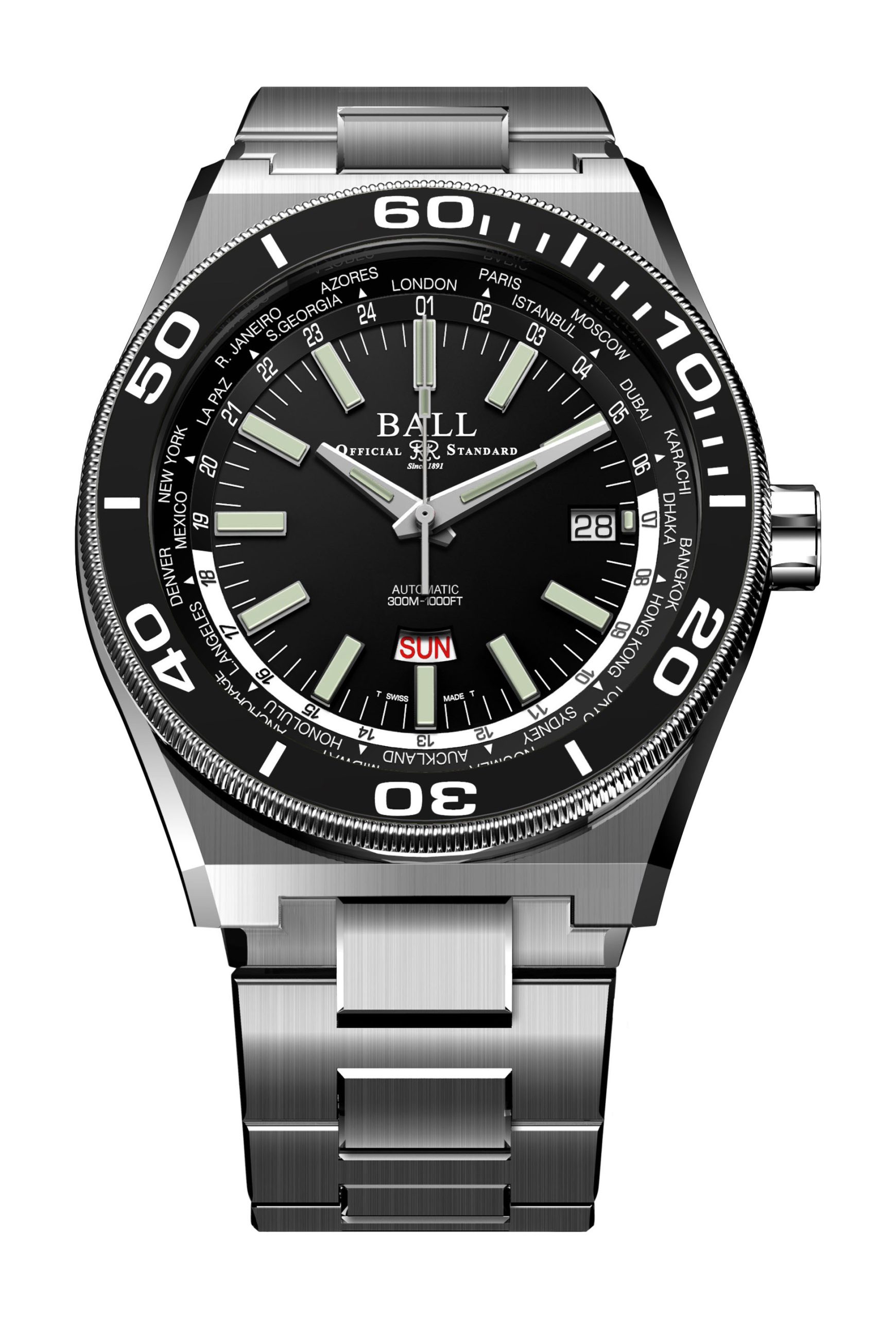BALL Roadmaster Worldtime watch
