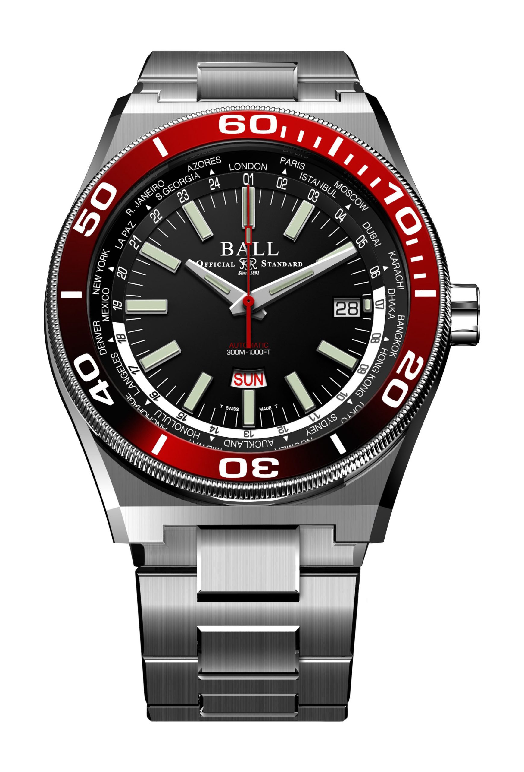 BALL Roadmaster Worldtime watch