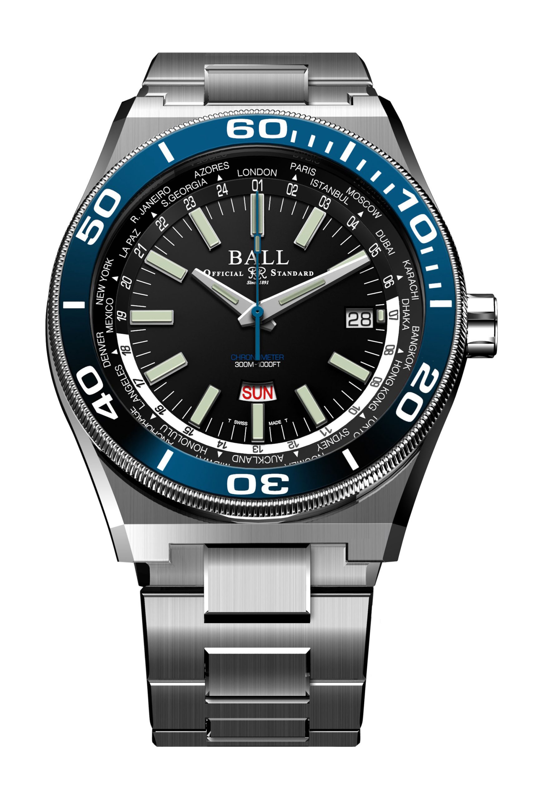 BALL Roadmaster Worldtime watch