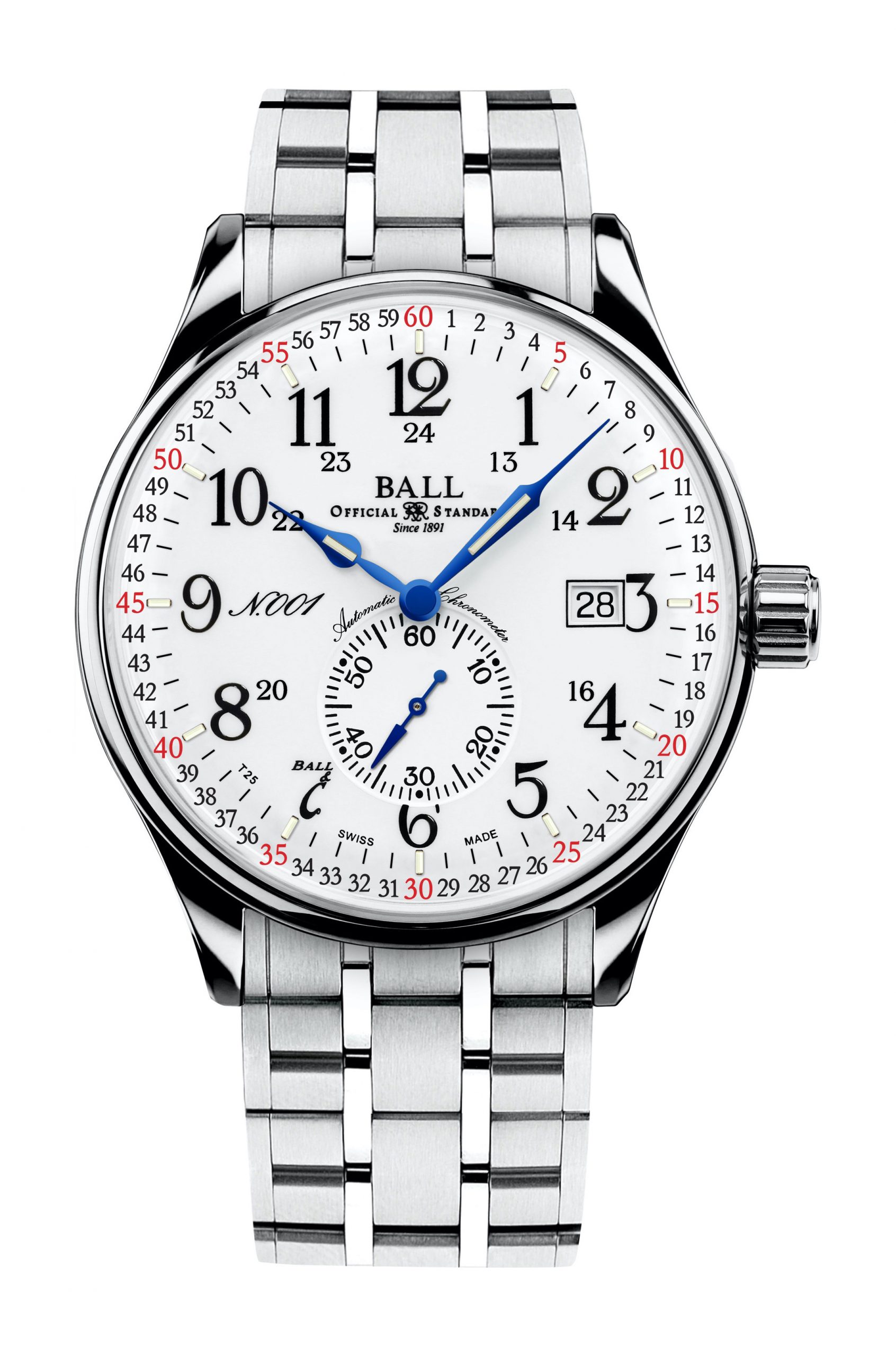 BALL Trainmaster Railroad Standard 130 Years watch