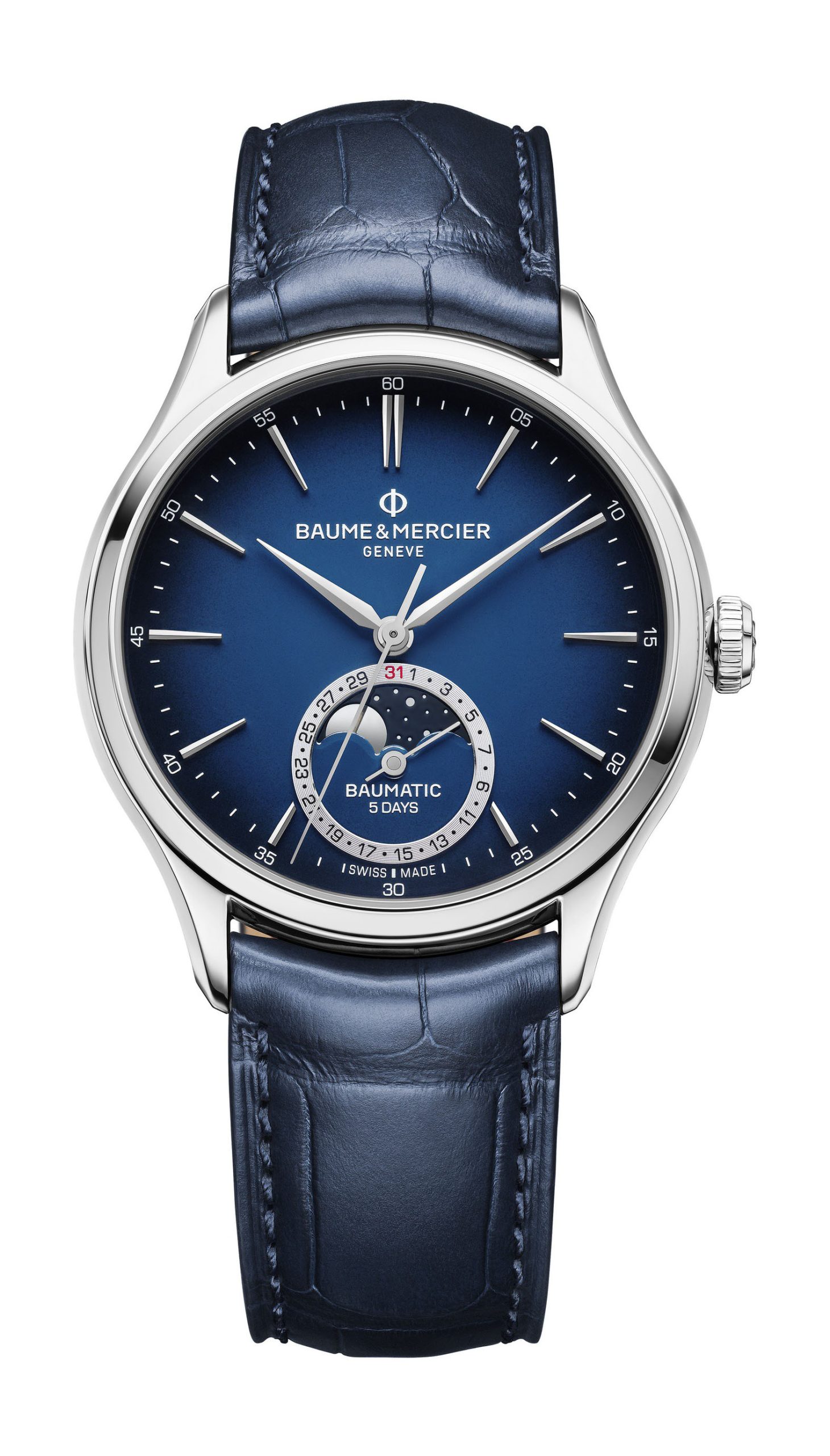 Baume & Mercier Clifton Baumatic Moon Phases watch