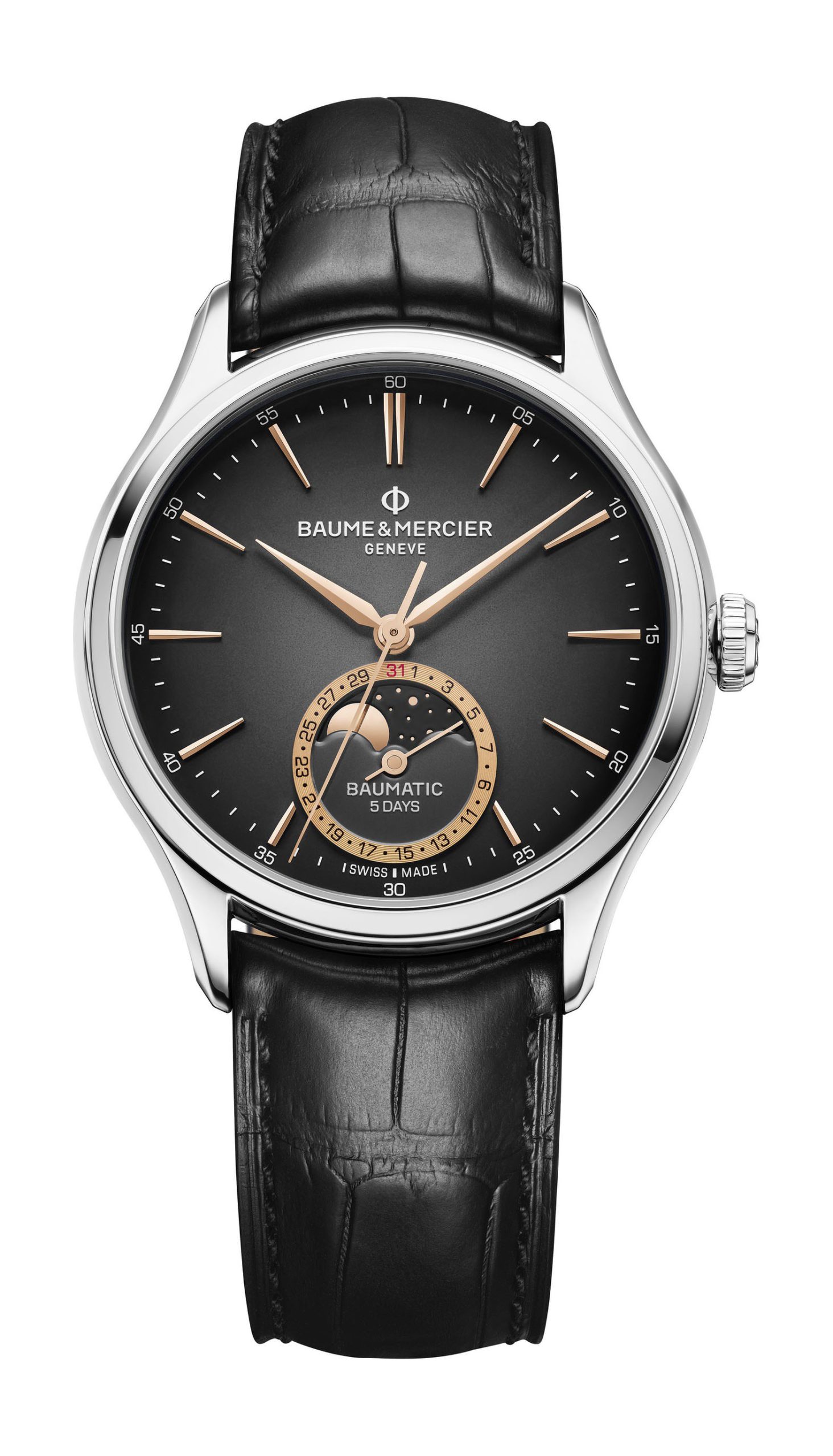 Baume & Mercier Clifton Baumatic Moon Phases watch