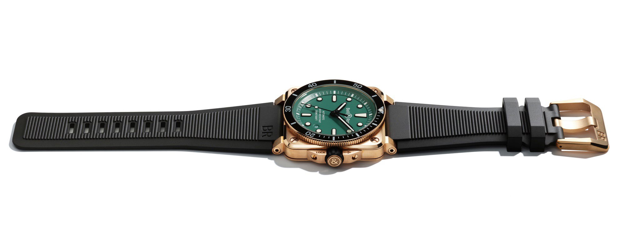 Bell & Ross BR 03-92 Diver Black & Green Bronze - View 2