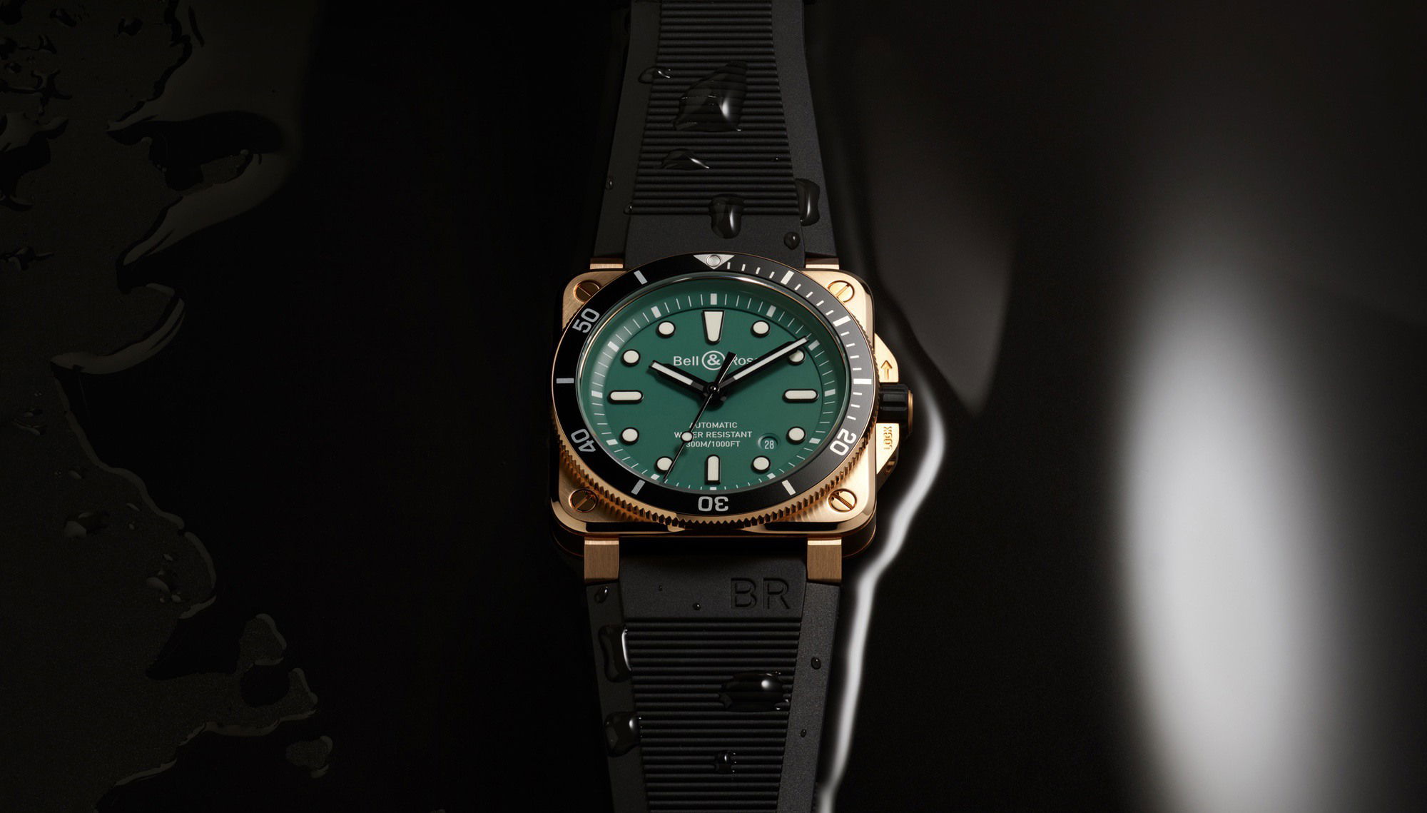 Bell & Ross BR 03-92 Diver Black & Green Bronze - View 3