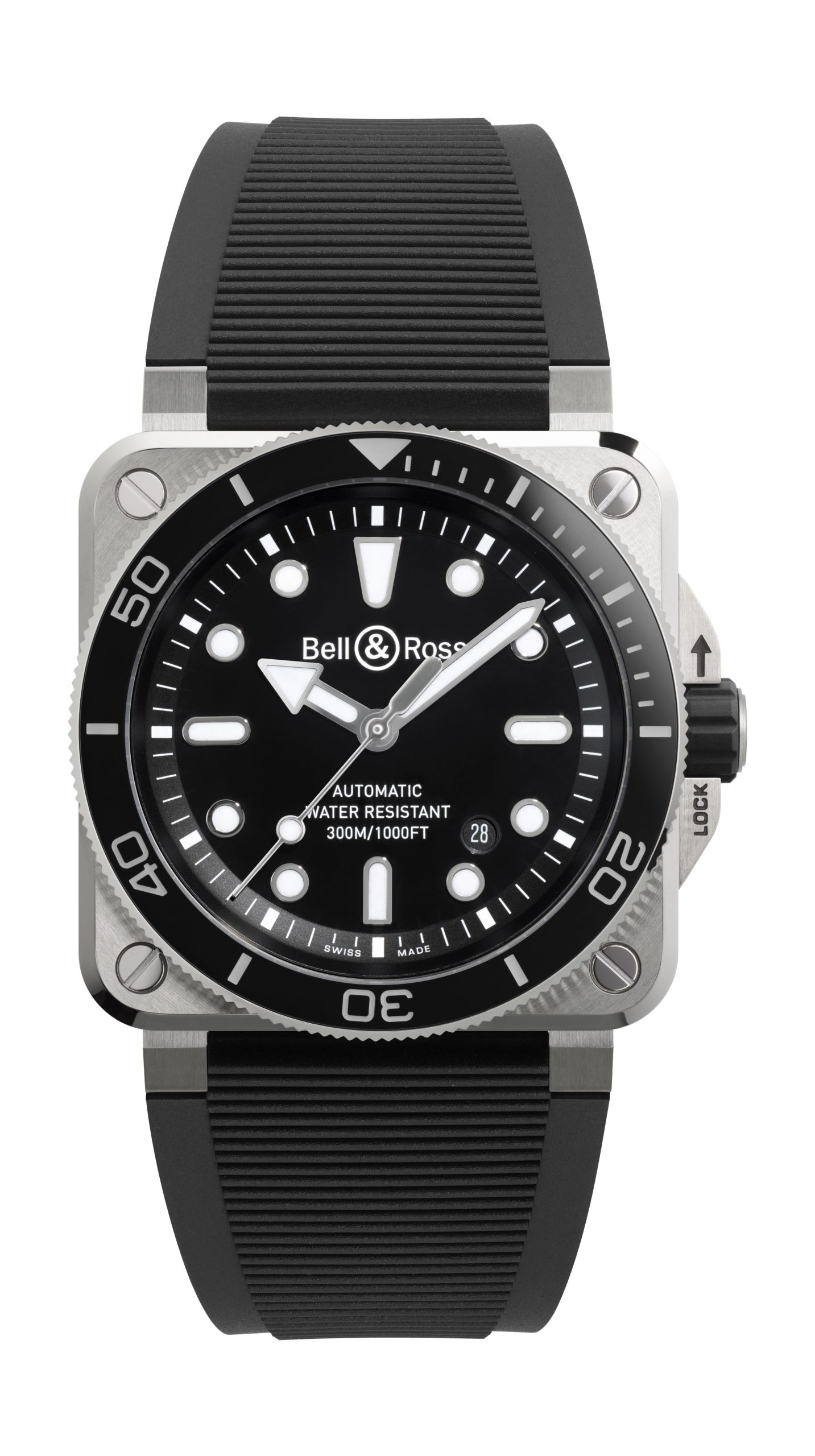Bell & Ross BR 03 Diver Black Steel watch