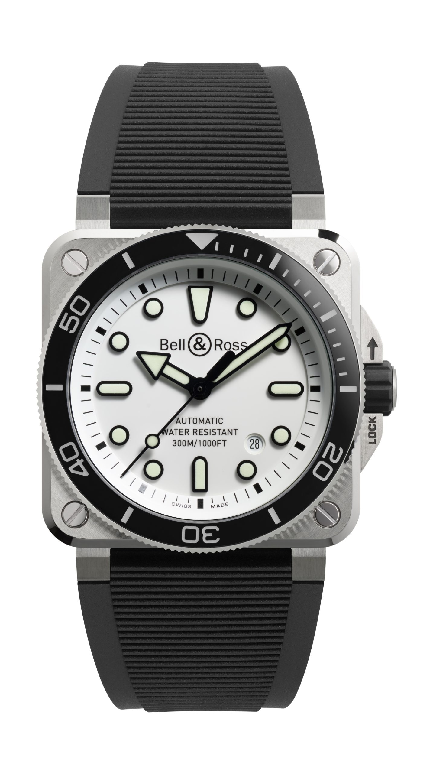 Bell & Ross BR 03 Diver White Steel watch
