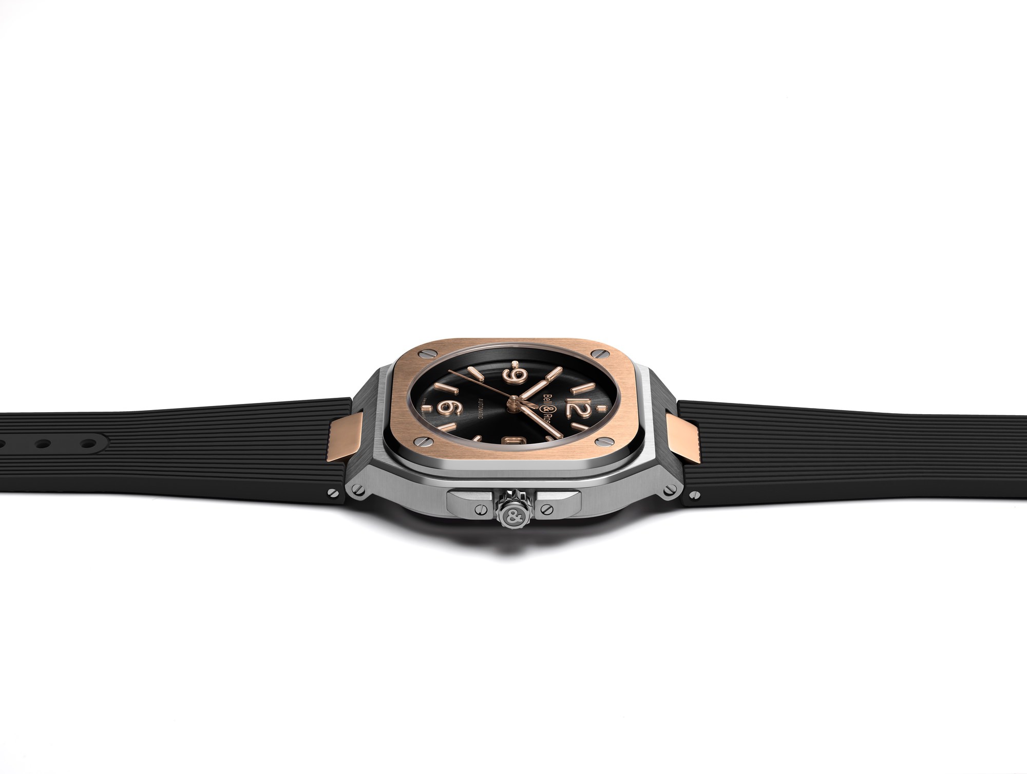 Bell & Ross BR 05 BLACK STEEL & GOLD - View 2
