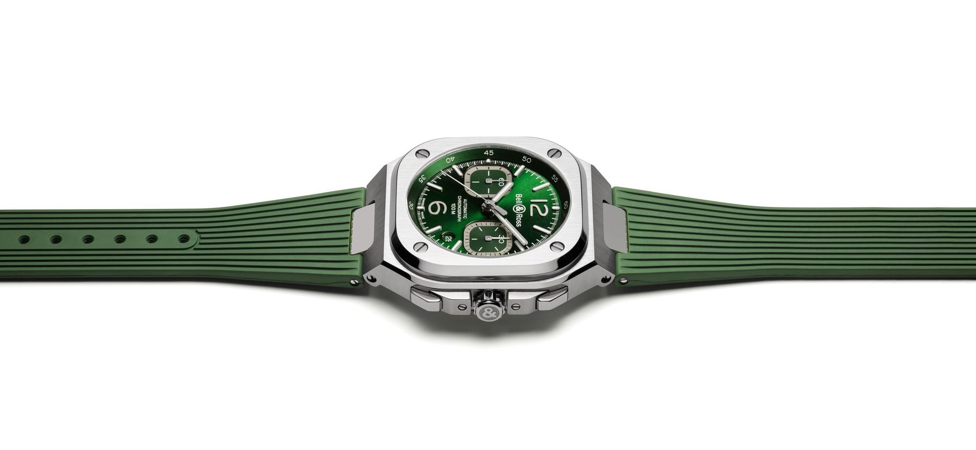 Bell & Ross BR 05 Chrono Green Steel - View 2