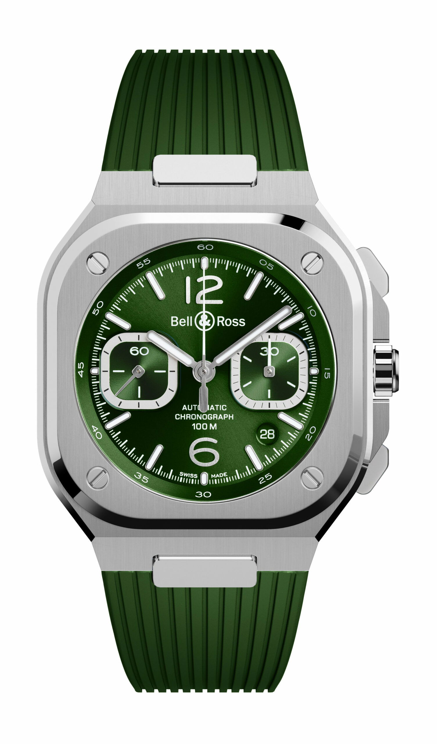 Bell & Ross BR 05 Chrono Green Steel watch