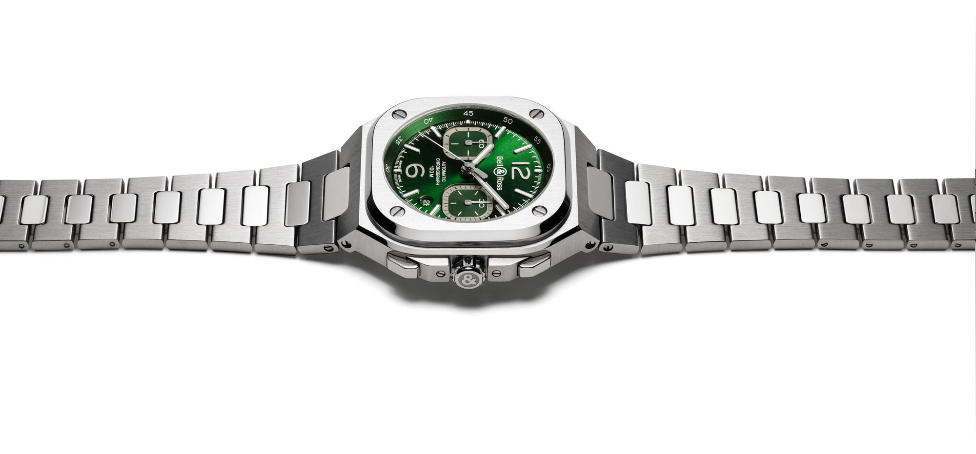 Bell & Ross BR 05 Chrono Green Steel - View 2