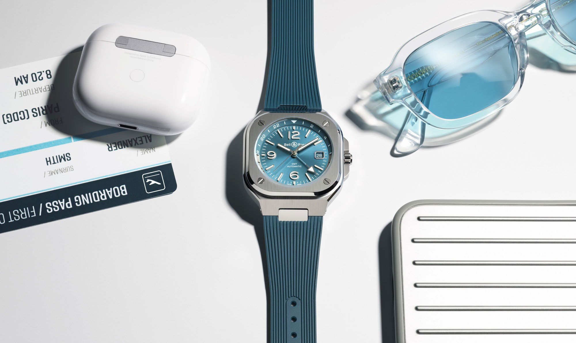 Bell & Ross BR 05 GMT Sky Blue - View 3
