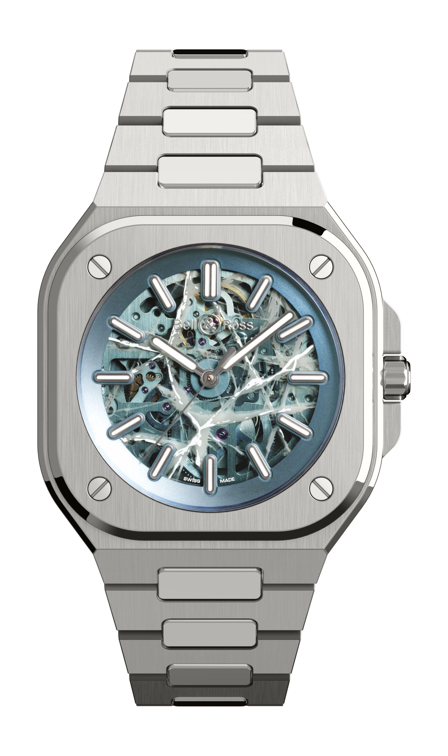 Bell & Ross BR 05 Skeleton Arctic Blue watch