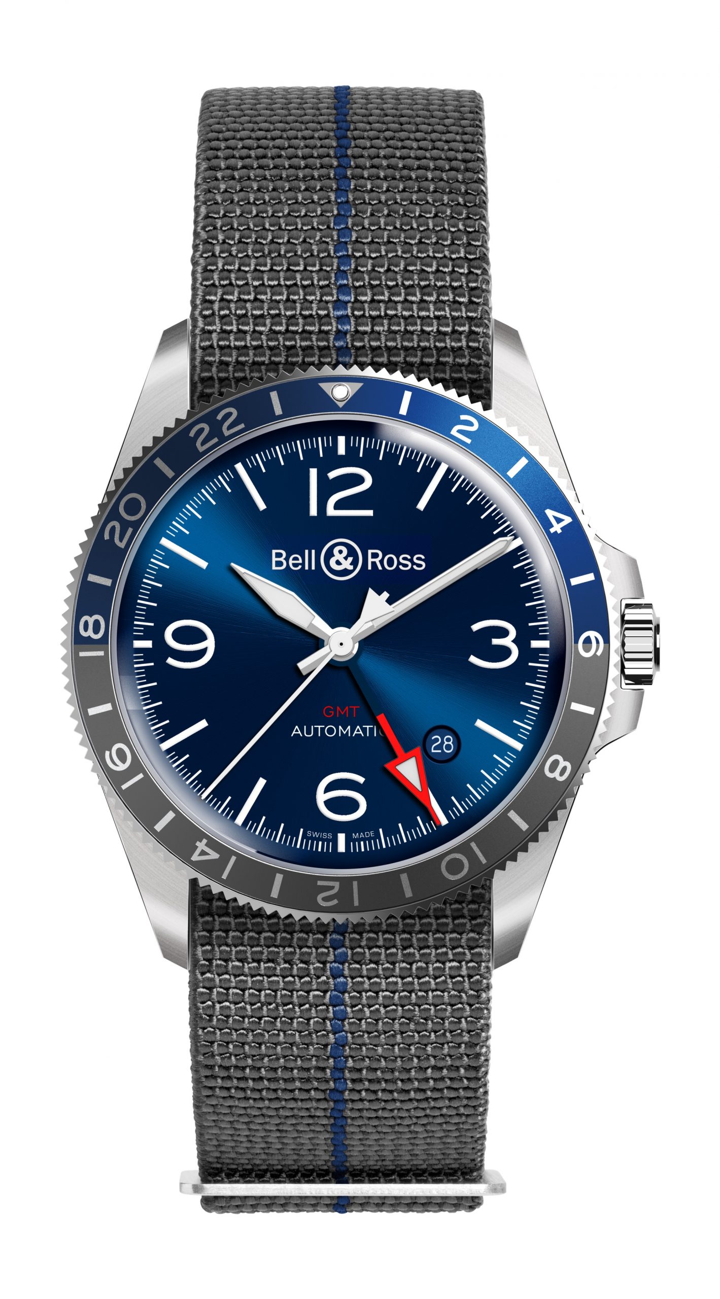 Bell & Ross BR V2-93 GMT Blue watch