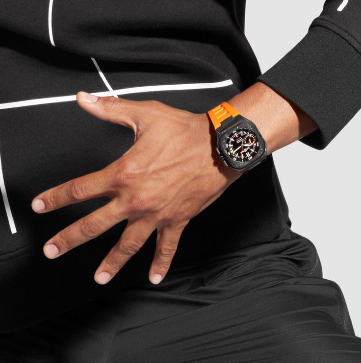 Bell & Ross BR-X5 Carbon Orange - View 3